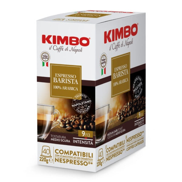 Kimbo Barista (Harmonie) - 100 capsules compatibles Nespresso