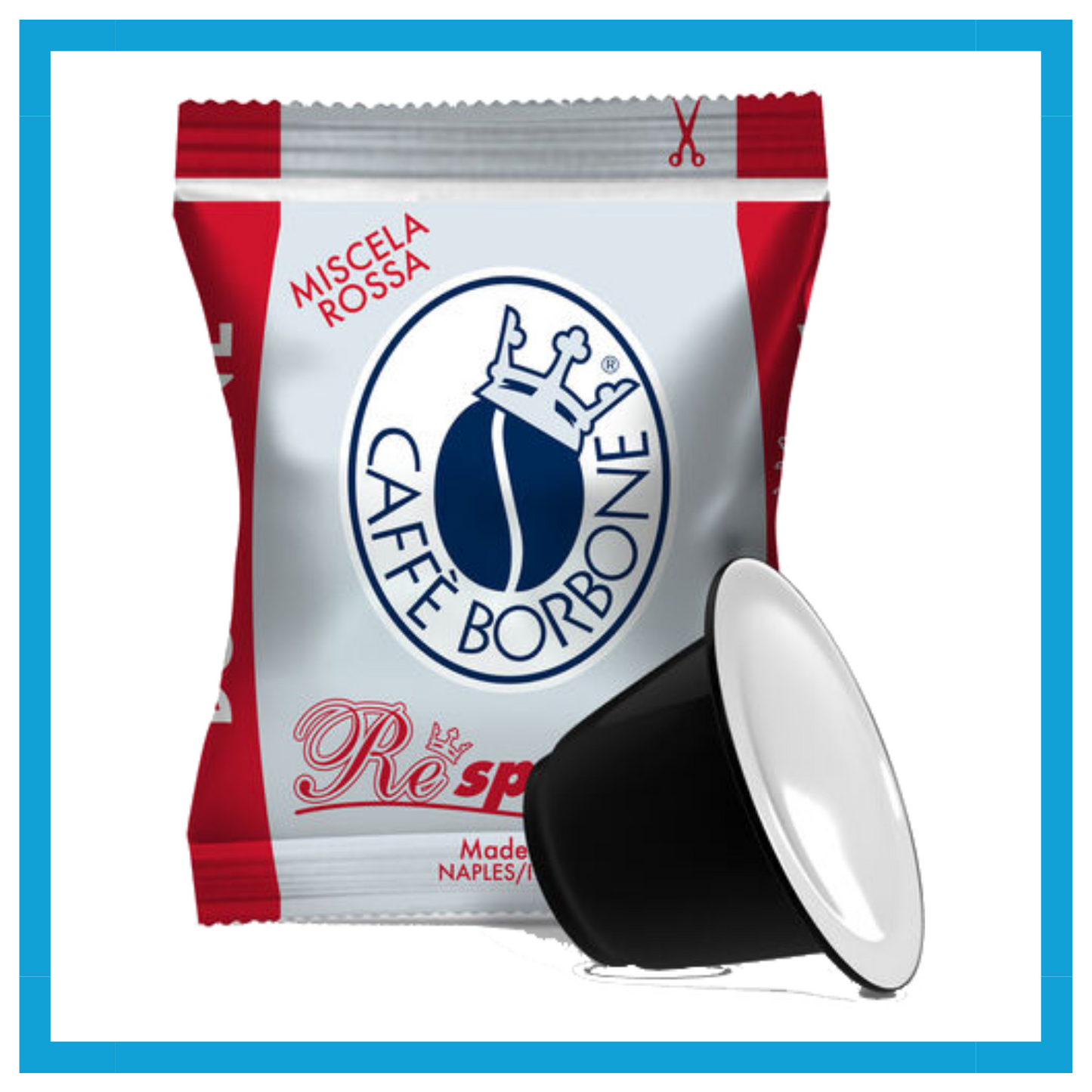 Borbone Rouge - 100 Capsules - Re Espresso