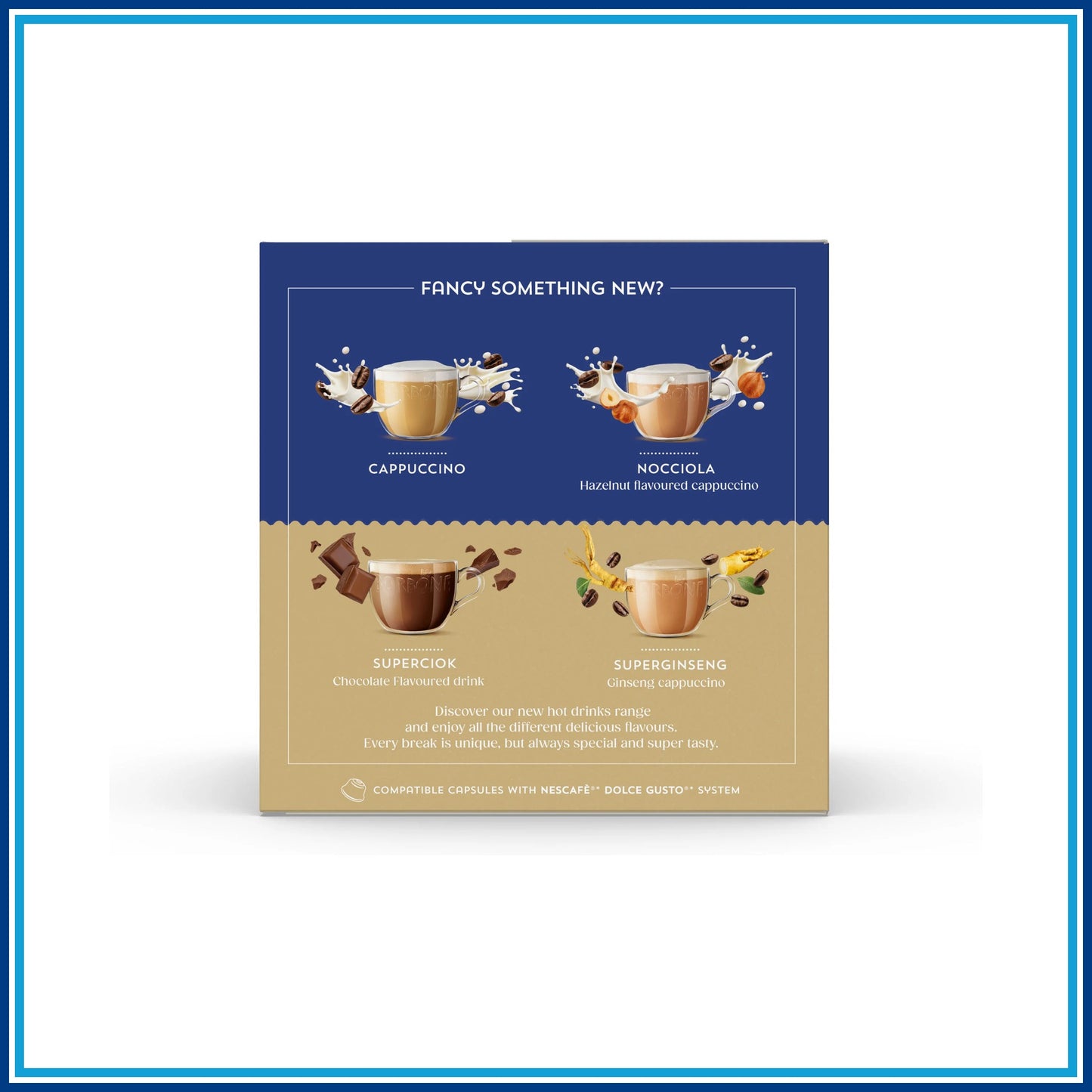 Borbone Crema Superiore - Compatibile Dolce Gusto - 64 caffè - confezione