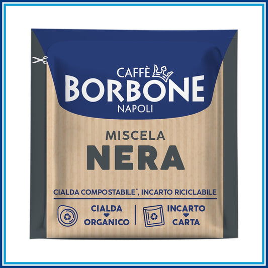 Borbone Nera - Cialde - 150 caffè - retro