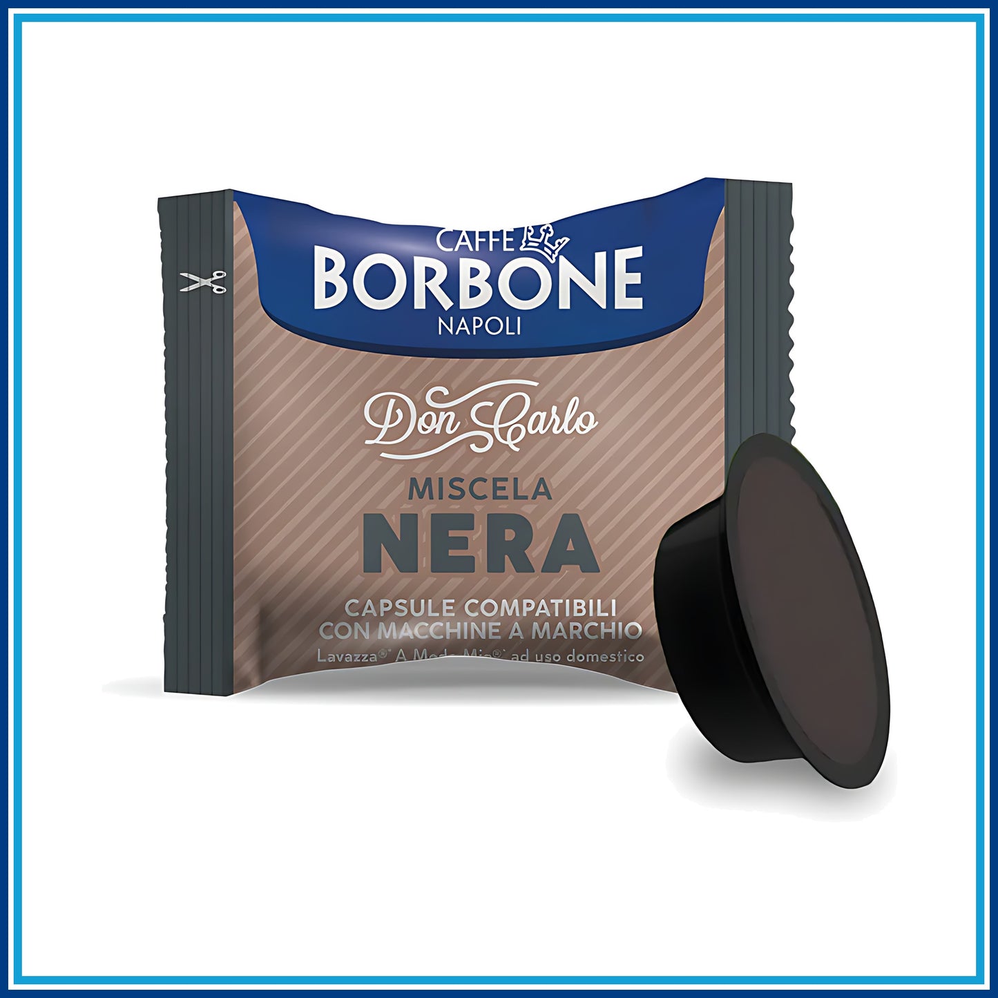 Borbone Nera - Compatibile A Modo Mio - 100 caffè - confezione