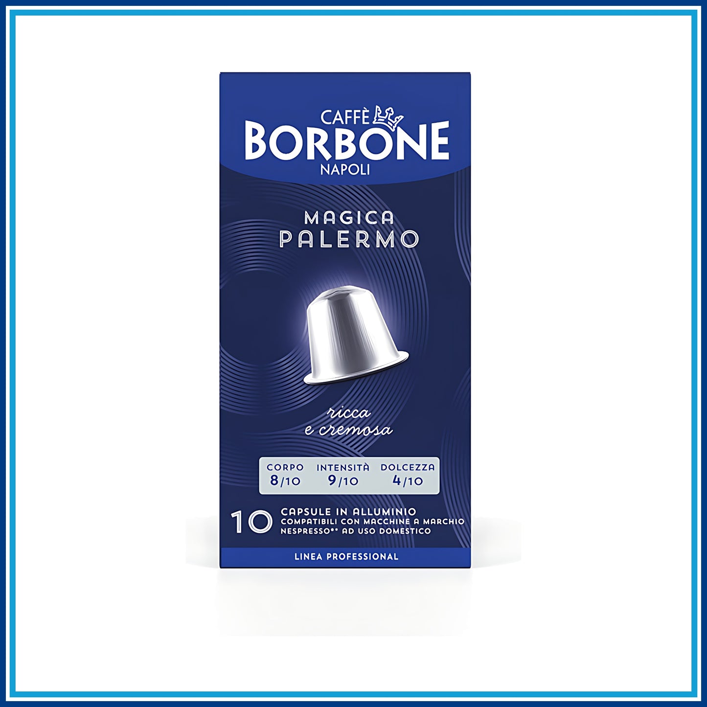Borbone Palermo - Compatibile Nespresso - 100 caffè - confezione