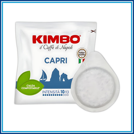 Kimbo Capri - Cialde - 150 caffè - retro