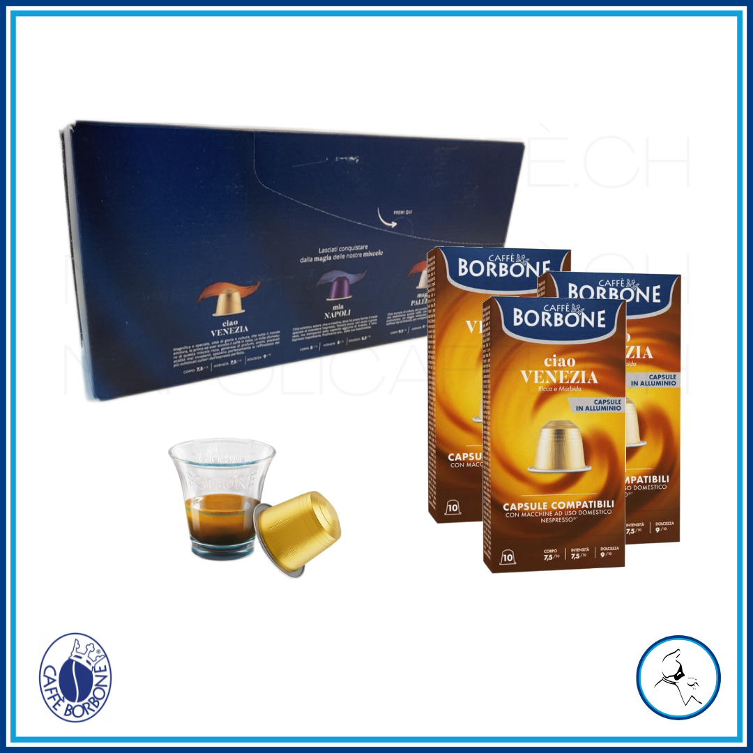 Capsule Venezia Borbone - 100 Pièces - Re Espresso