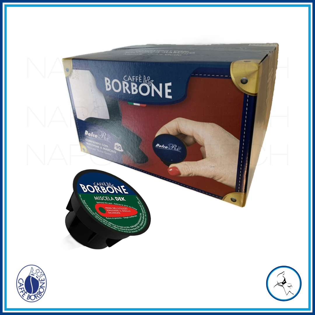 Borbone Vert (Dek) - 90 Capsules - Dolce Gusto