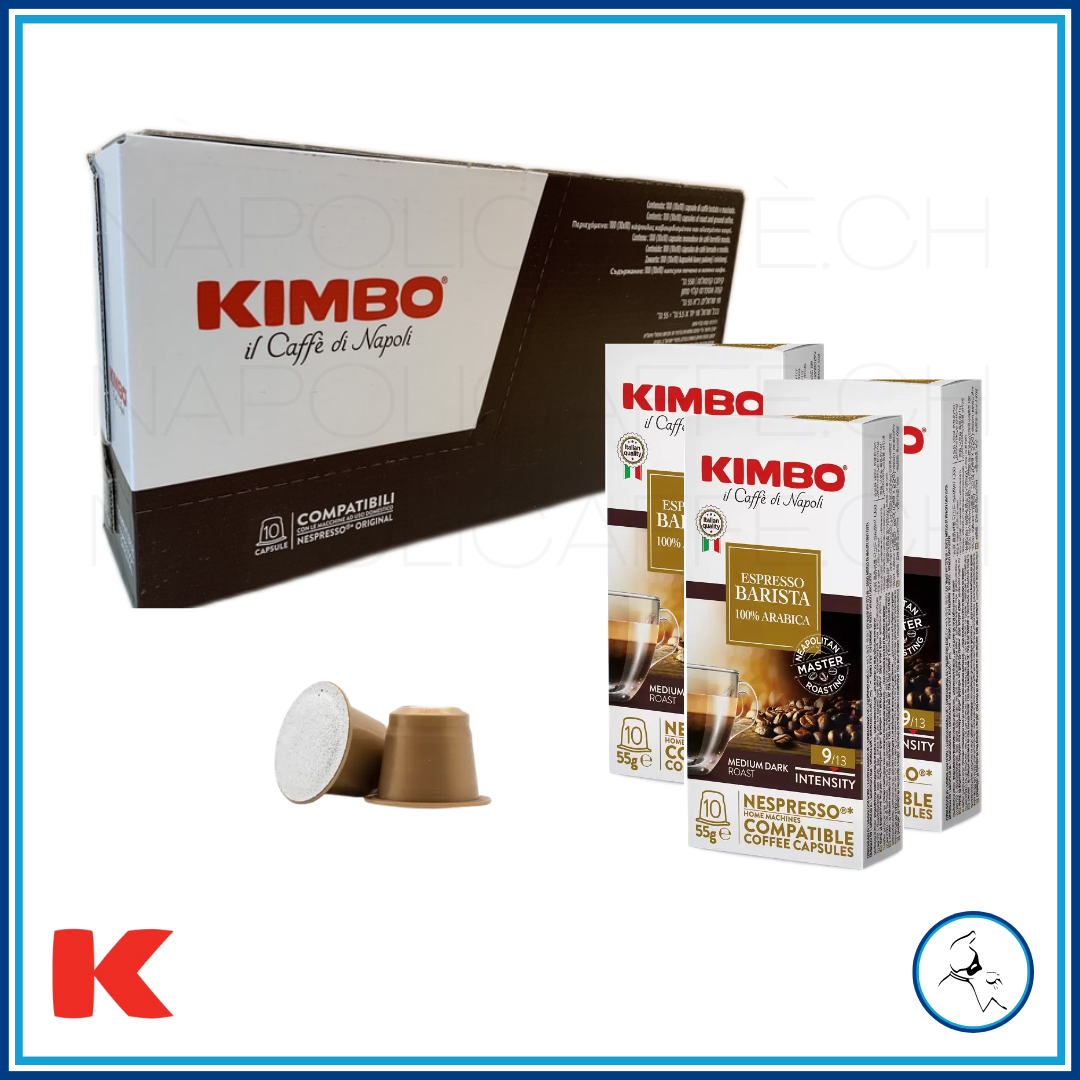 Kimbo Barista (Harmonie) - 100 capsules compatibles Nespresso