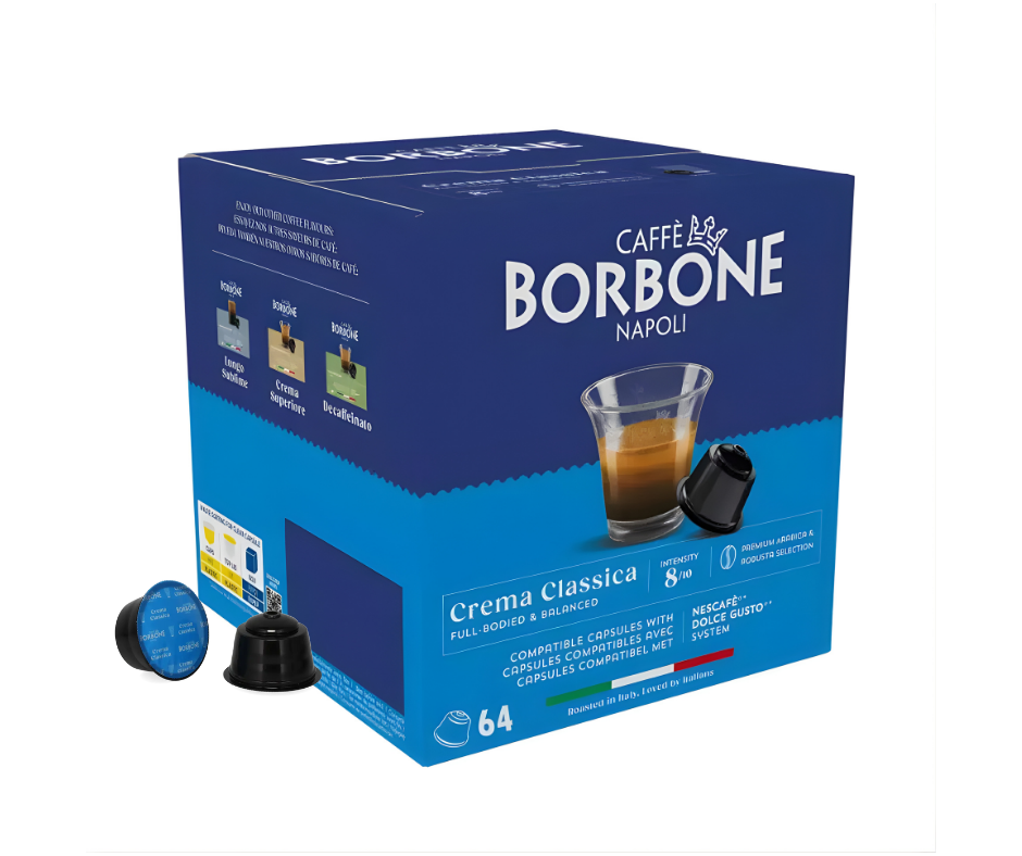 Borbone Crema Classica - Compatibile Dolce Gusto - 64 caffè