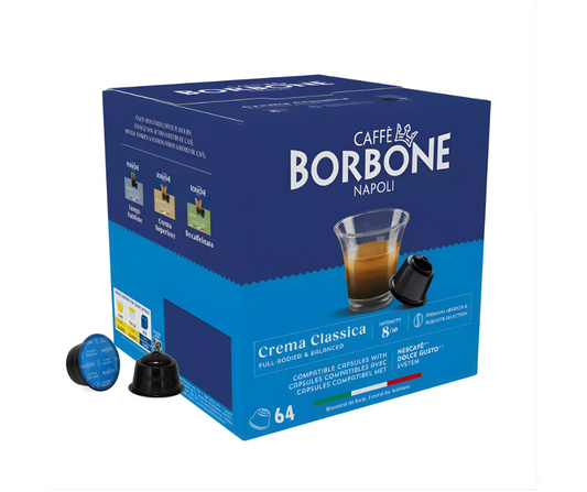 Borbone Crema Classica - Compatibile Dolce Gusto - 64 caffè