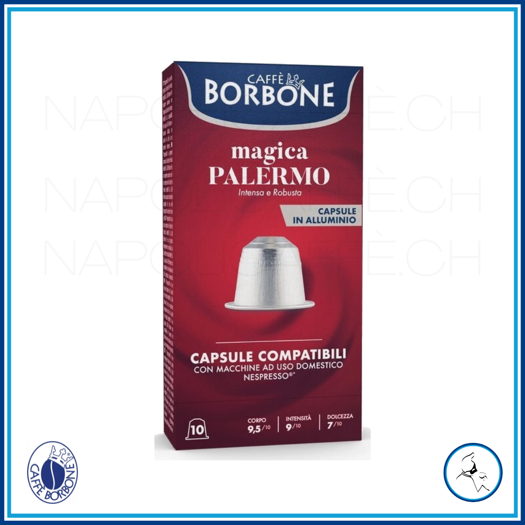 Capsula magica Palermo Borbone - 10 Pz - Re Espresso