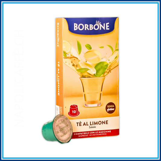 Borbone Tè al Limone - Compatibile Nespresso - 60 Capsule