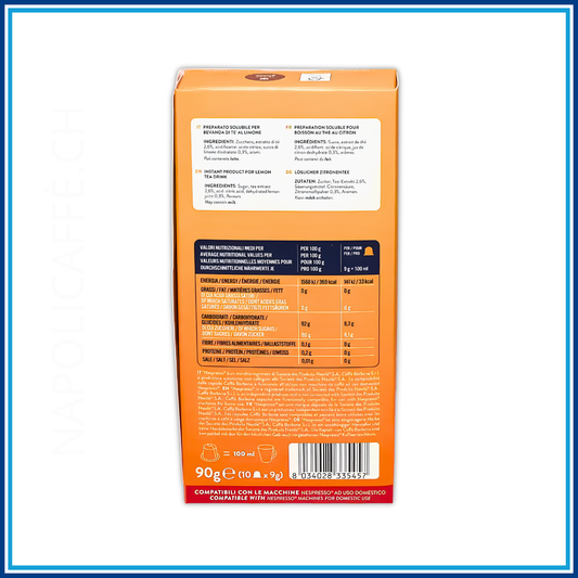 Borbone Tè al Limone - Compatibile Nespresso - 60 Capsule
