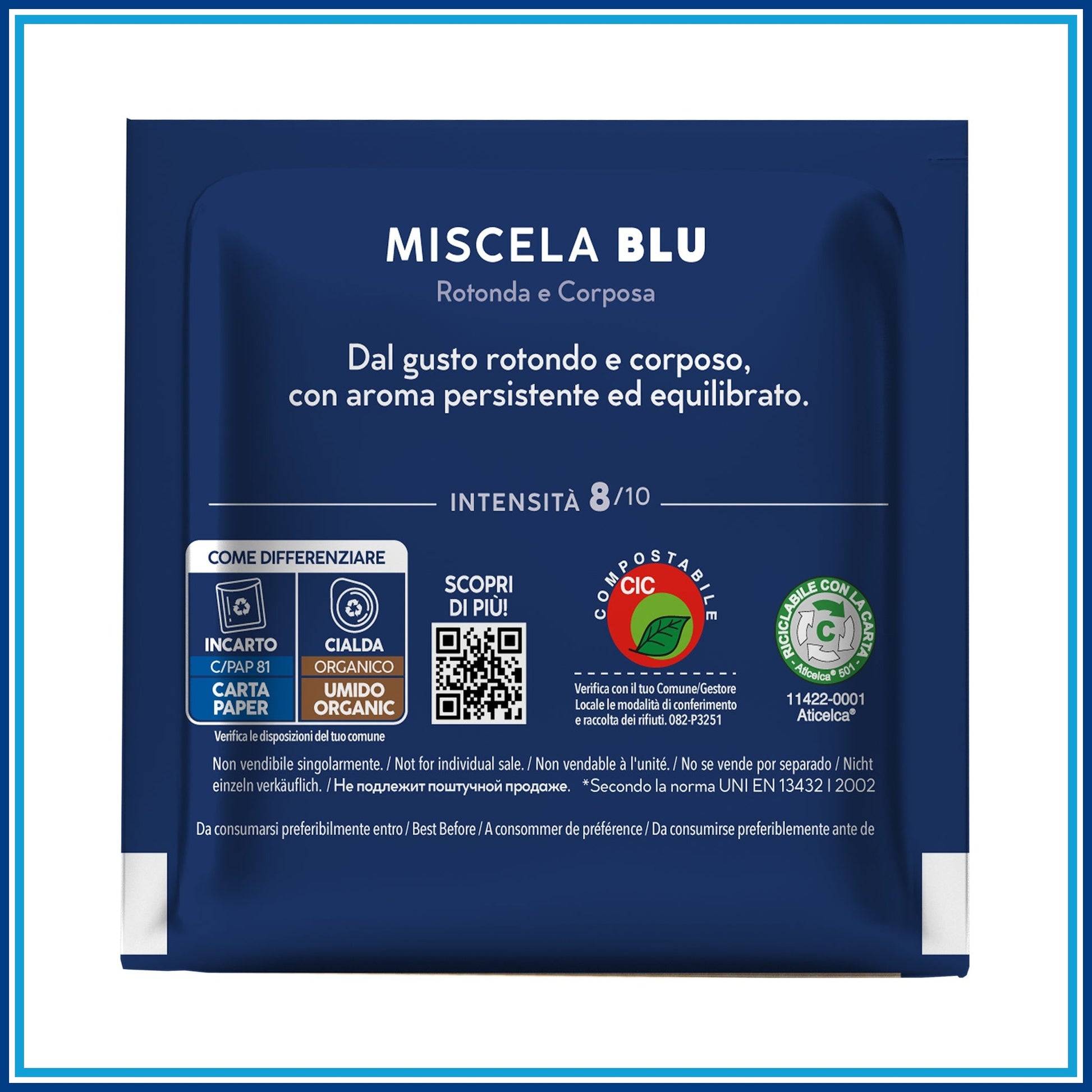Borbone Blu - Cialde - 150 caffè - confezione