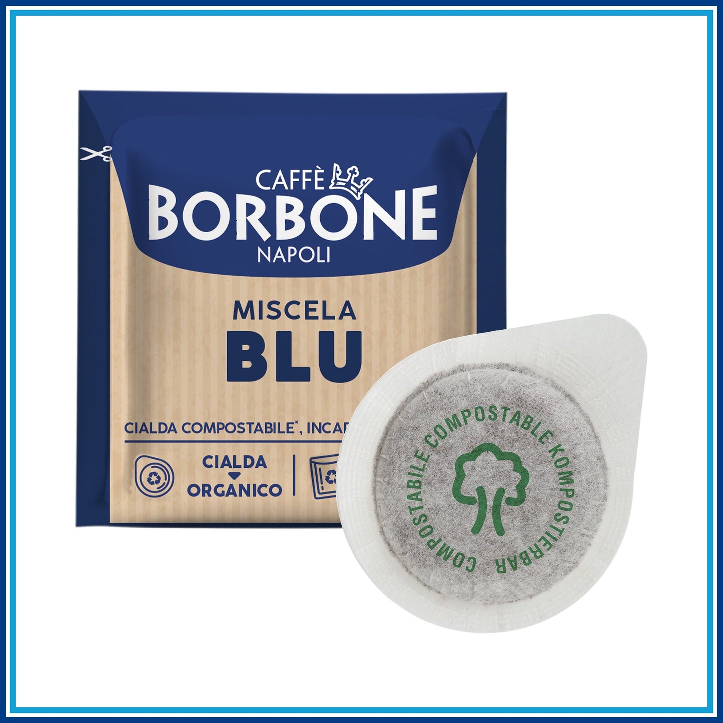 Borbone Blu - Cialde - 150 caffè