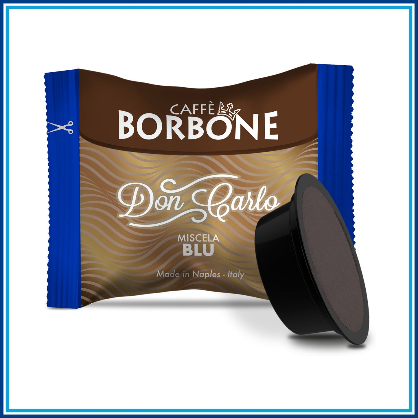 Borbone Blu - Compatibile A Modo Mio - 100 caffè - confezione