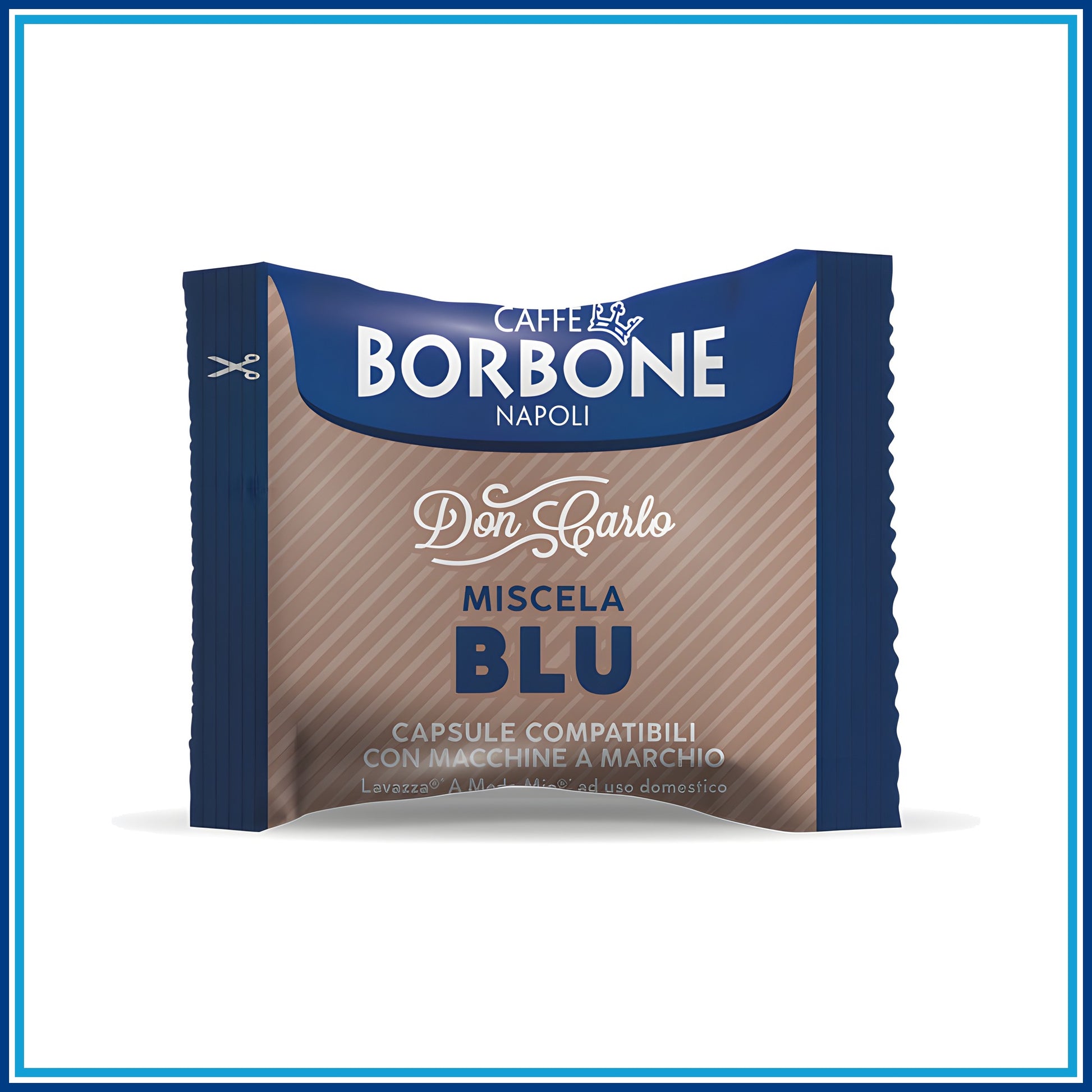 Borbone Blu - Compatibile A Modo Mio - 100 caffè