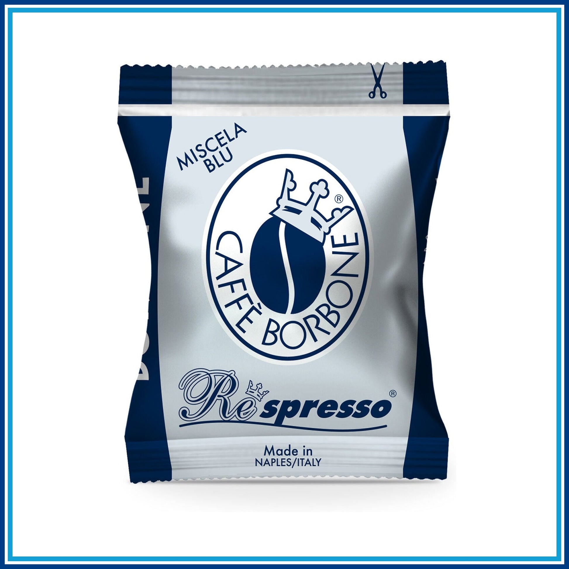 Borbone Blu - Compatibile Nespresso - 100 caffè - retro