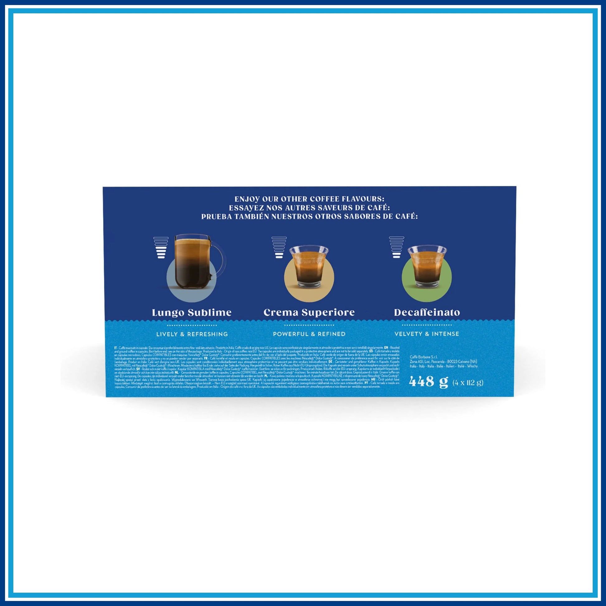 Borbone Crema Classica - Compatibile Dolce Gusto - 64 caffè - confezione