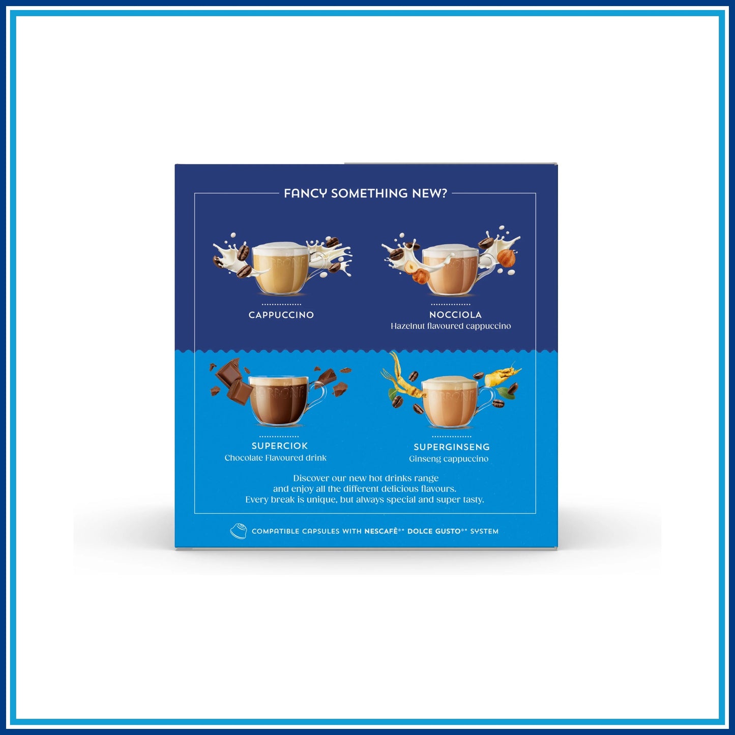 Borbone Crema Classica - Compatibile Dolce Gusto - 64 caffè - confezione