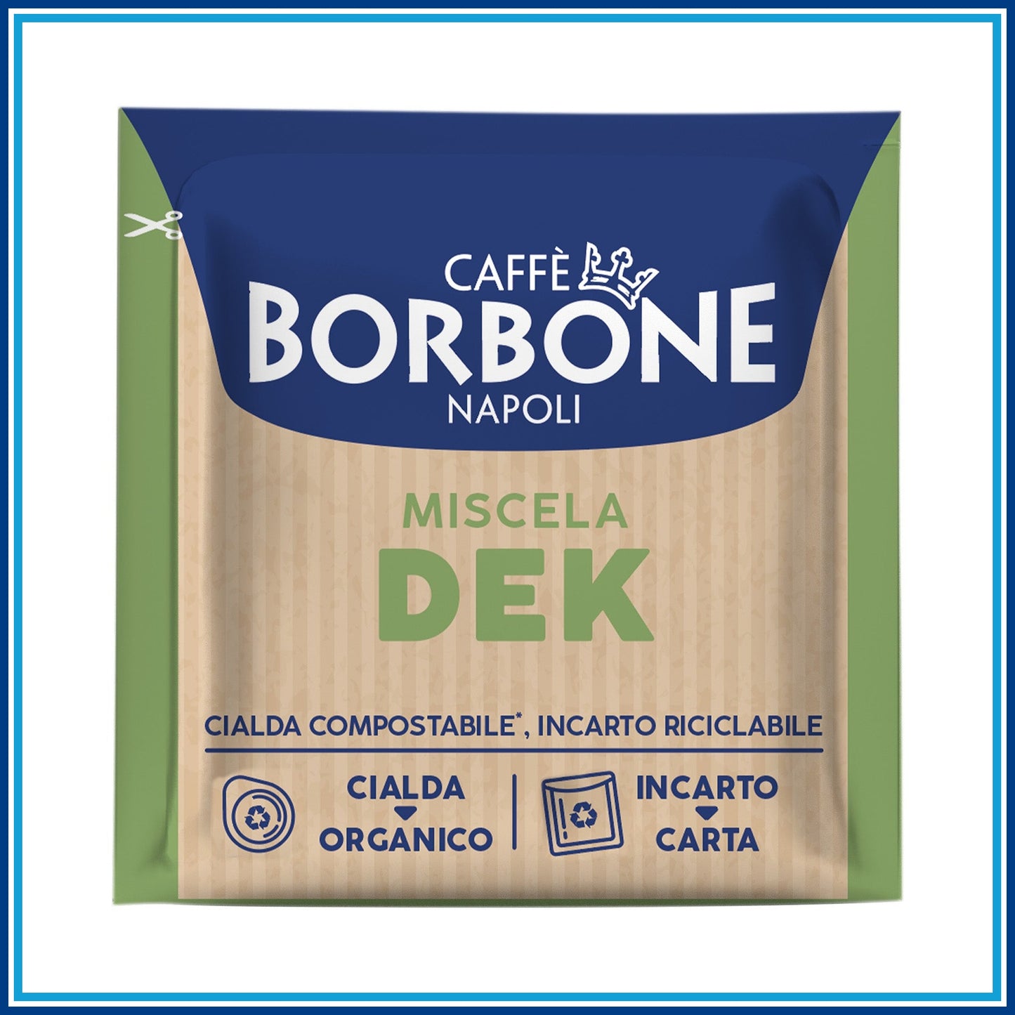 Borbone Decaffeinato - Cialde - 150 caffè - retro