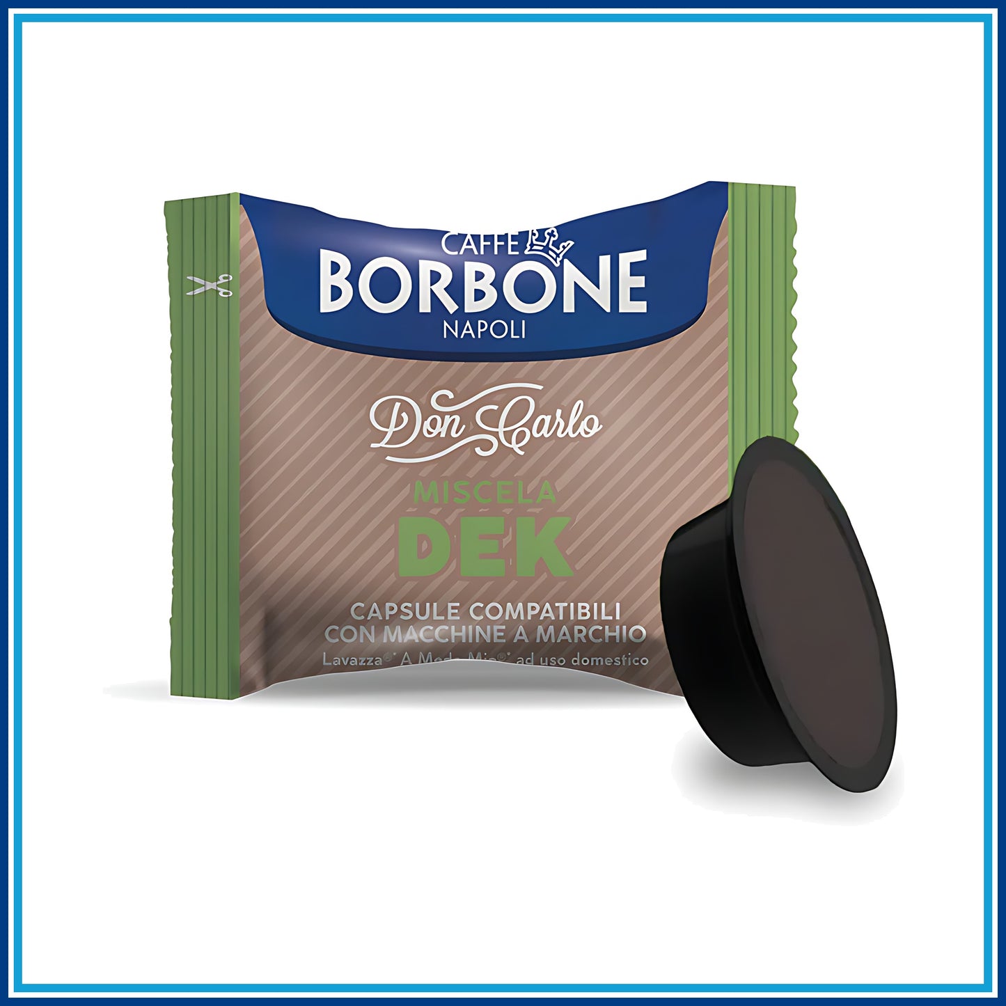 Borbone Decaffeinato - Compatibile A Modo Mio - 100 caffè - confezione