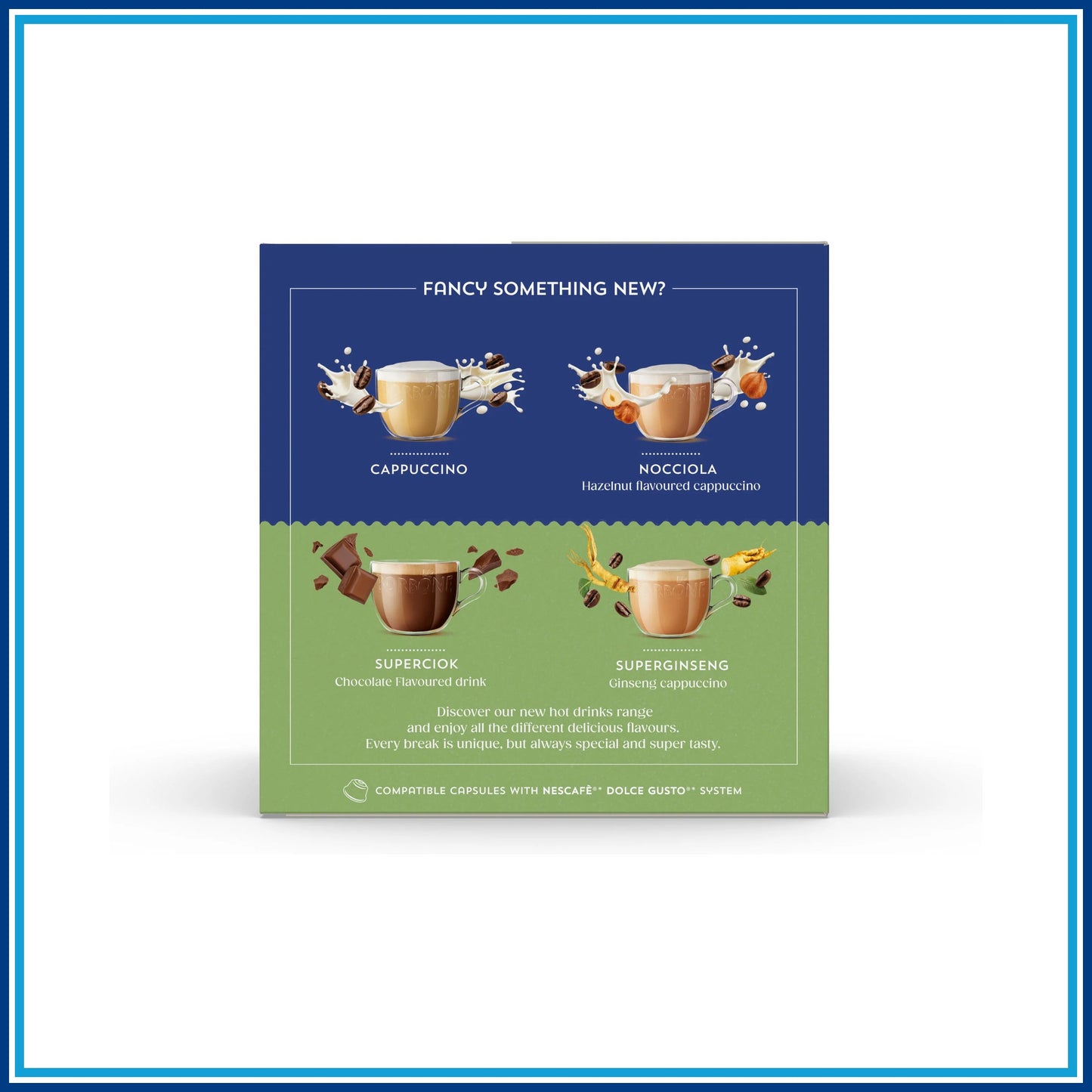 Borbone Decaffeinato - Compatibile Dolce Gusto - 64 caffè - confezione