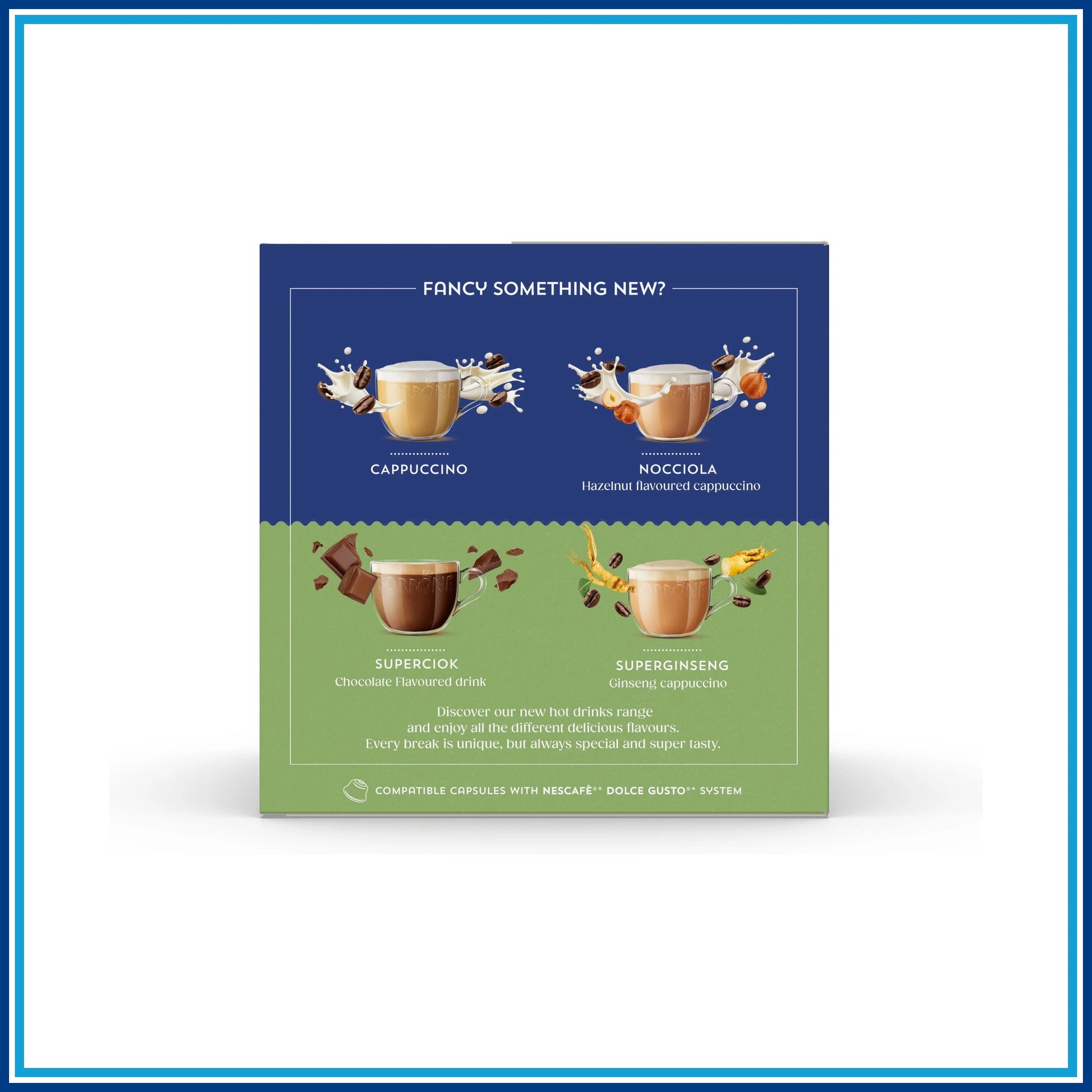Borbone Decaffeinato - Compatibile Dolce Gusto - 64 caffè - confezione