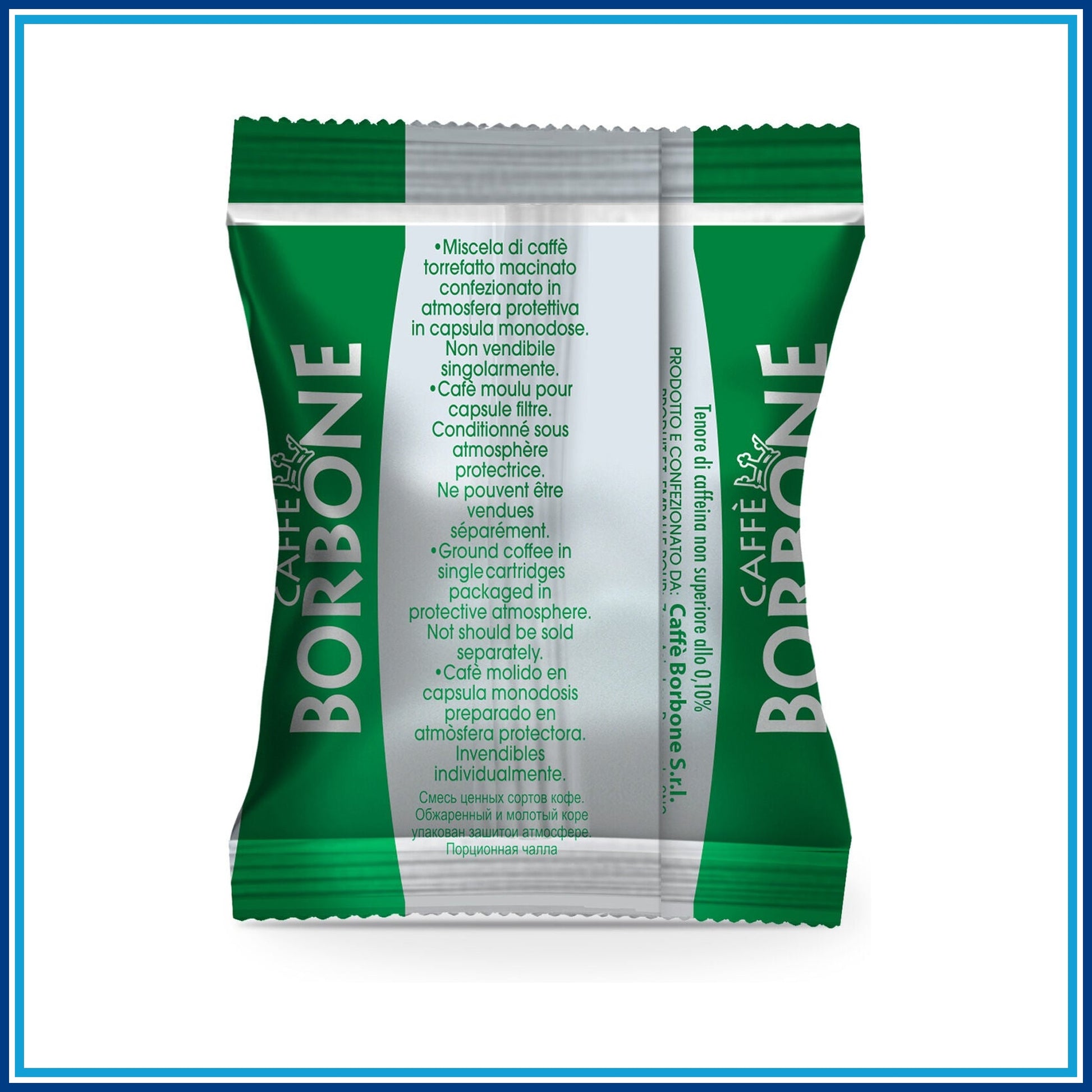 Borbone Decaffeinato - Compatibile Nespresso - 100 caffè - confezione