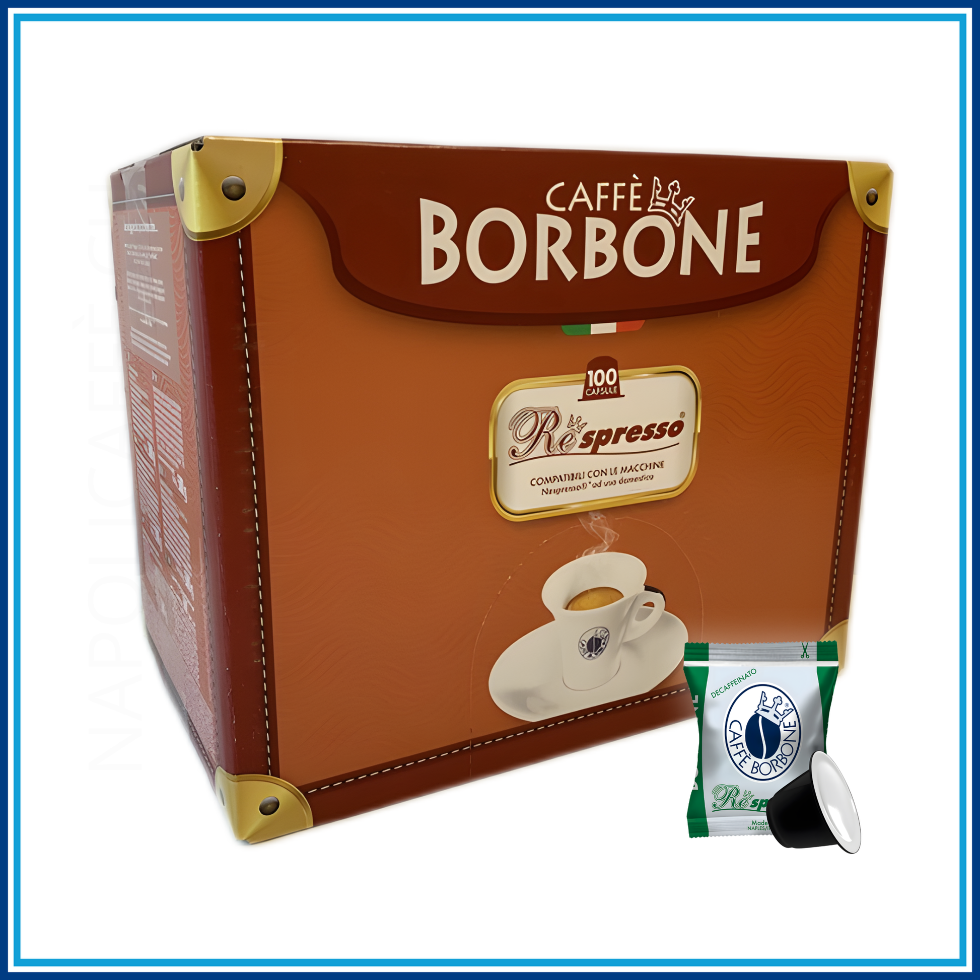 Borbone Decaffeinato - Nespresso Compatible - 100 coffees — label and ingredients