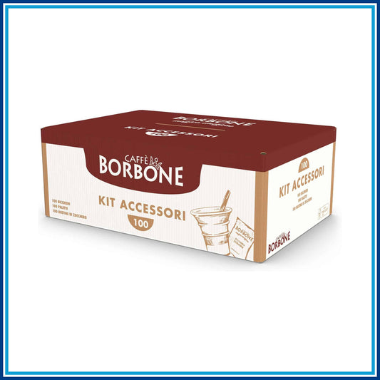 Borbone Kit (Bicchierini palette zucchero) - 100 kit - confezione