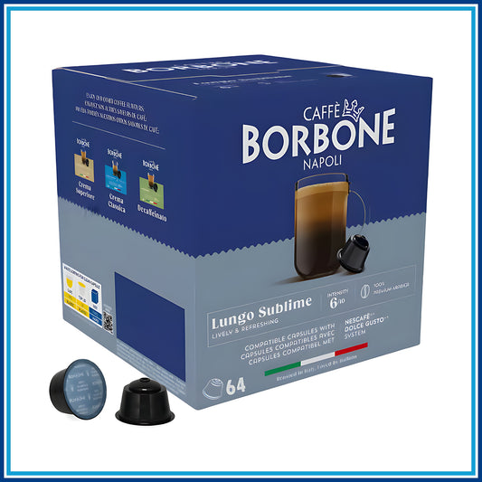 Borbone Lungo Sublime - Compatibile Dolce Gusto - 64 caffè