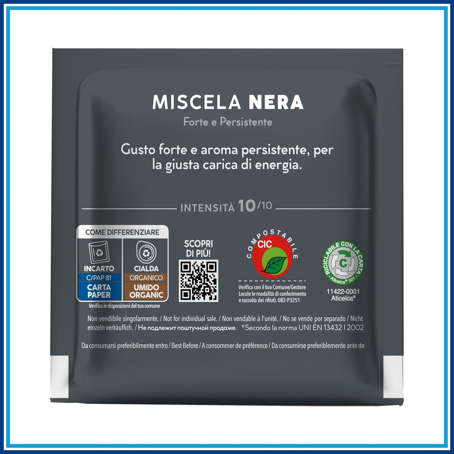 Borbone Nera - Cialde - 150 caffè - confezione