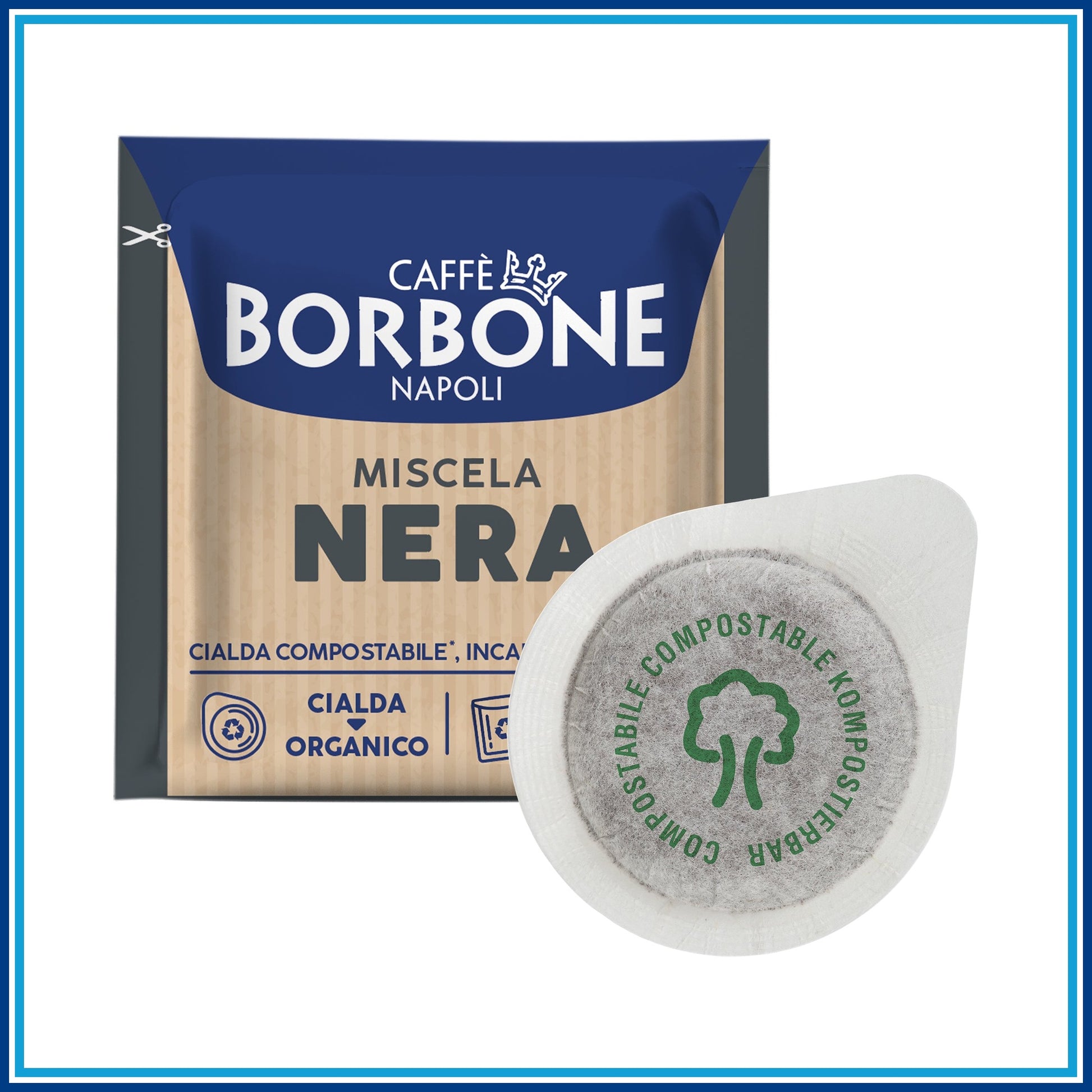 Borbone Nera - Cialde - 150 caffè