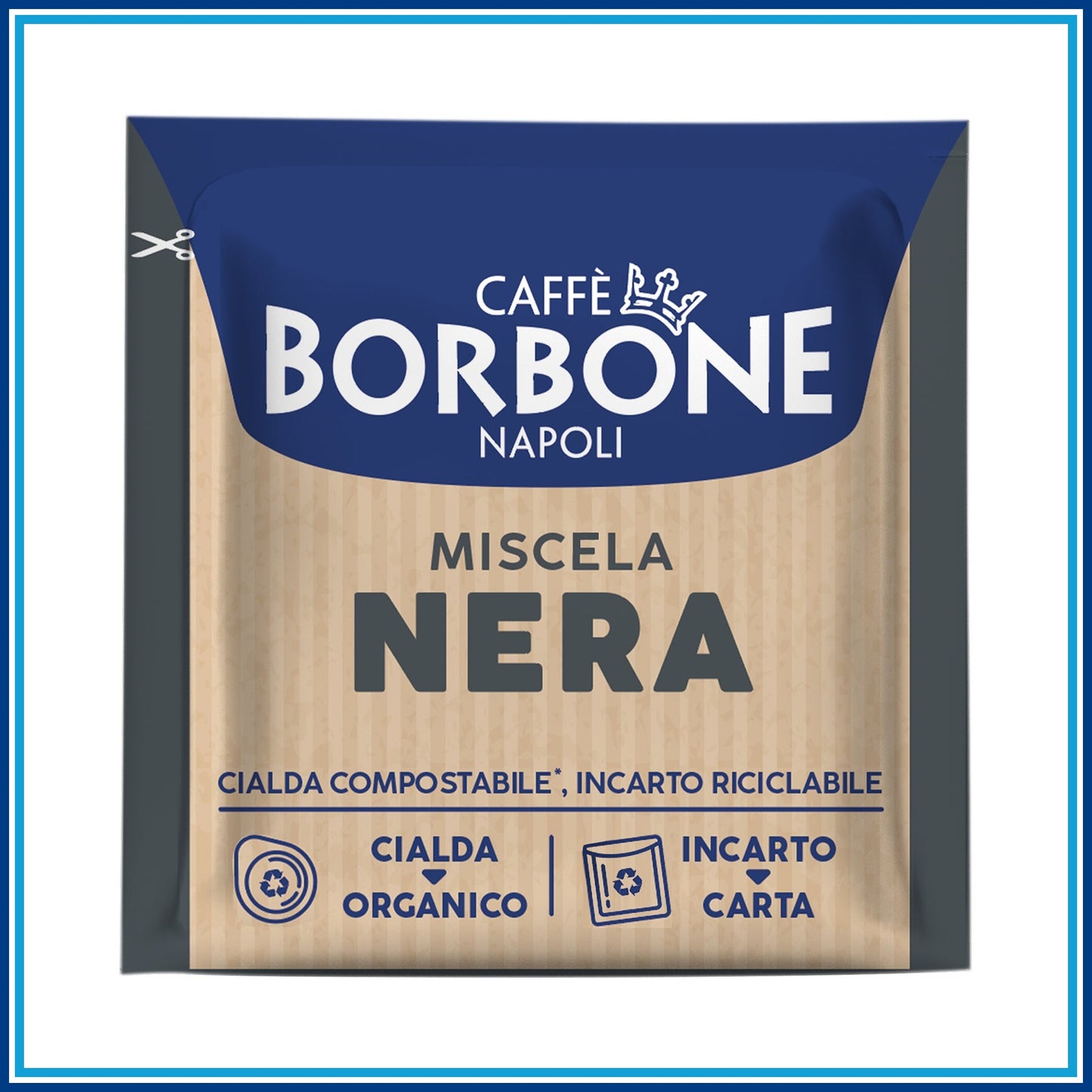 Borbone Nera - Cialde - 150 caffè - retro