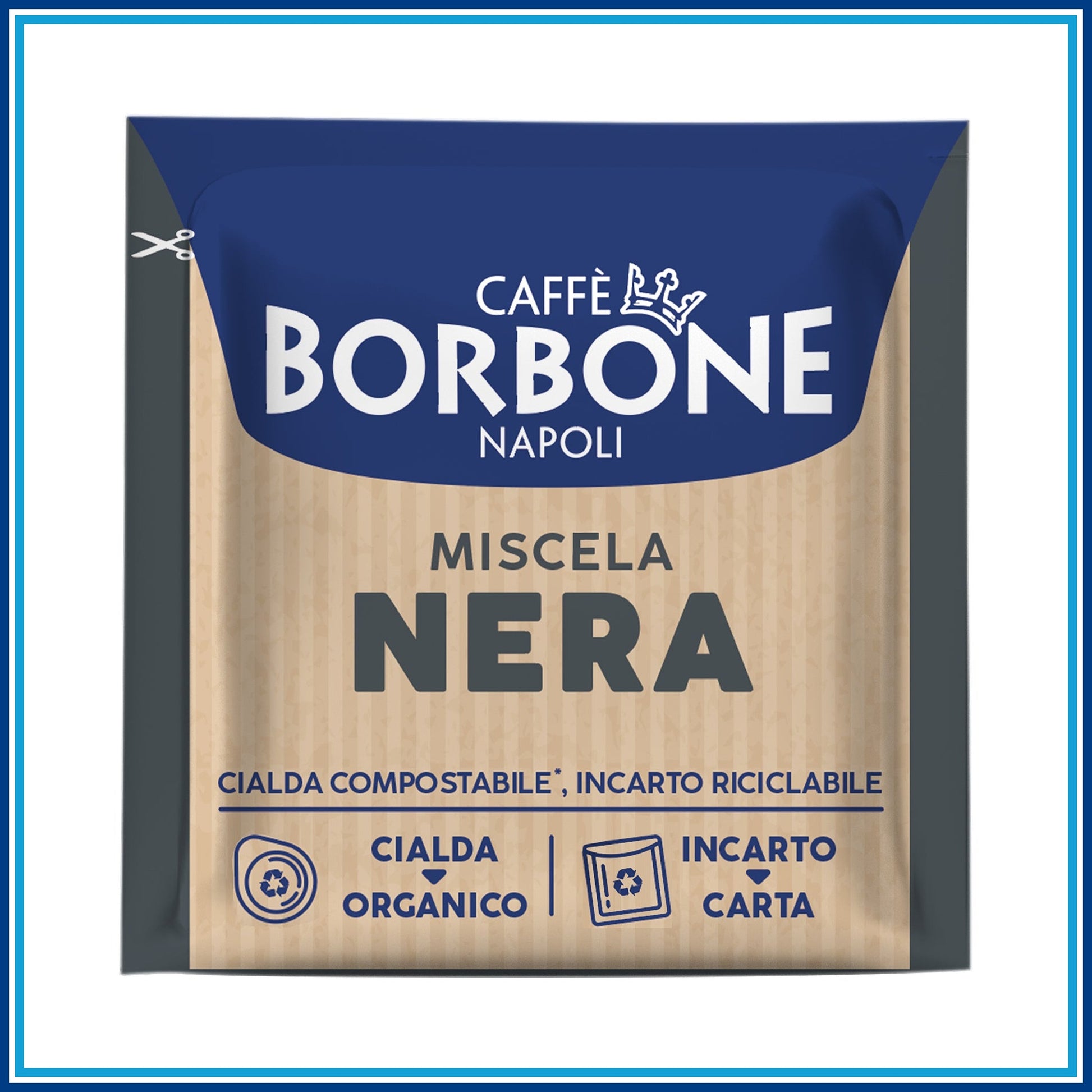 Borbone Nera - Cialde - 150 caffè - retro