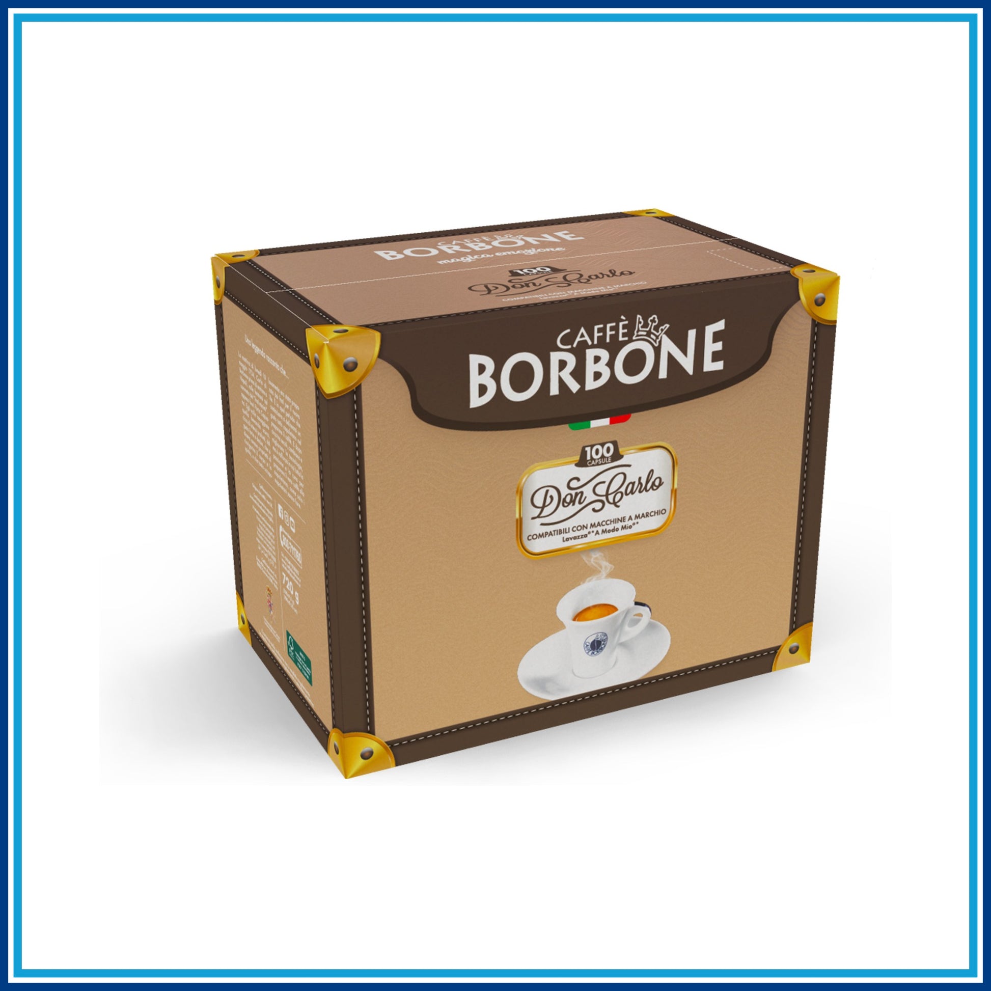 Borbone Nera - Compatibile A Modo Mio - 100 caffè - confezione