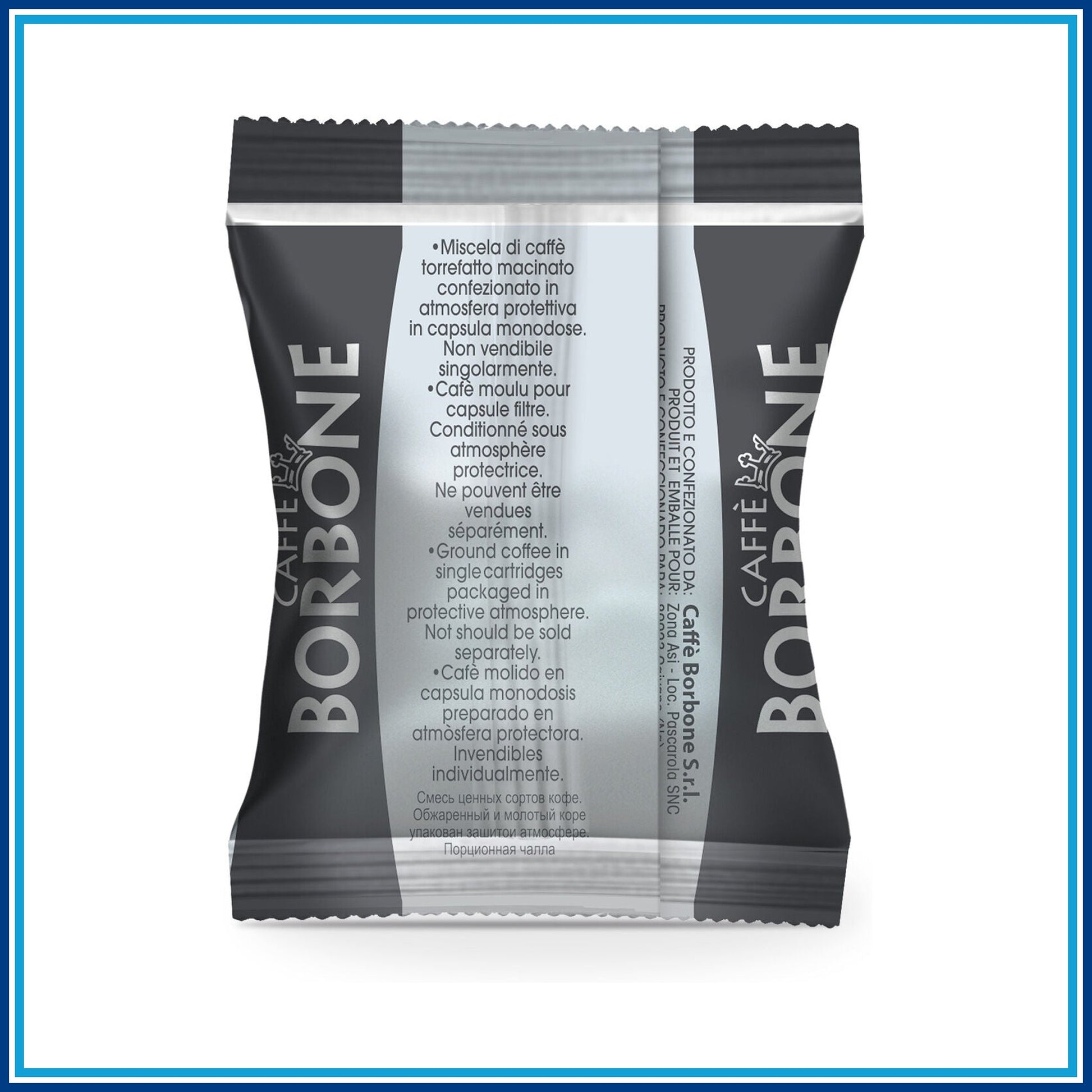 Borbone Nera - Compatibile Nespresso - 100 caffè - confezione