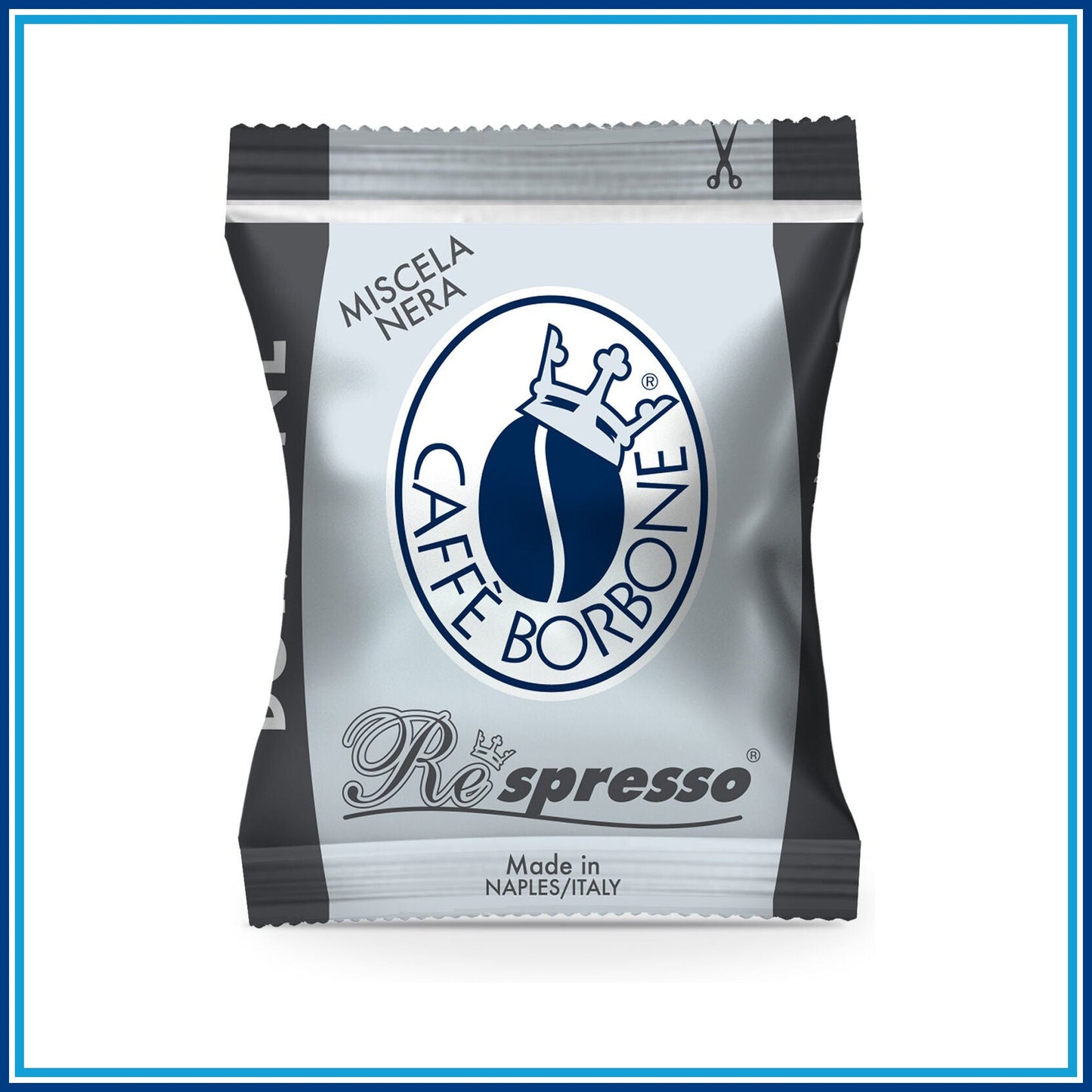 Borbone Nera - Compatibile Nespresso - 100 caffè - retro