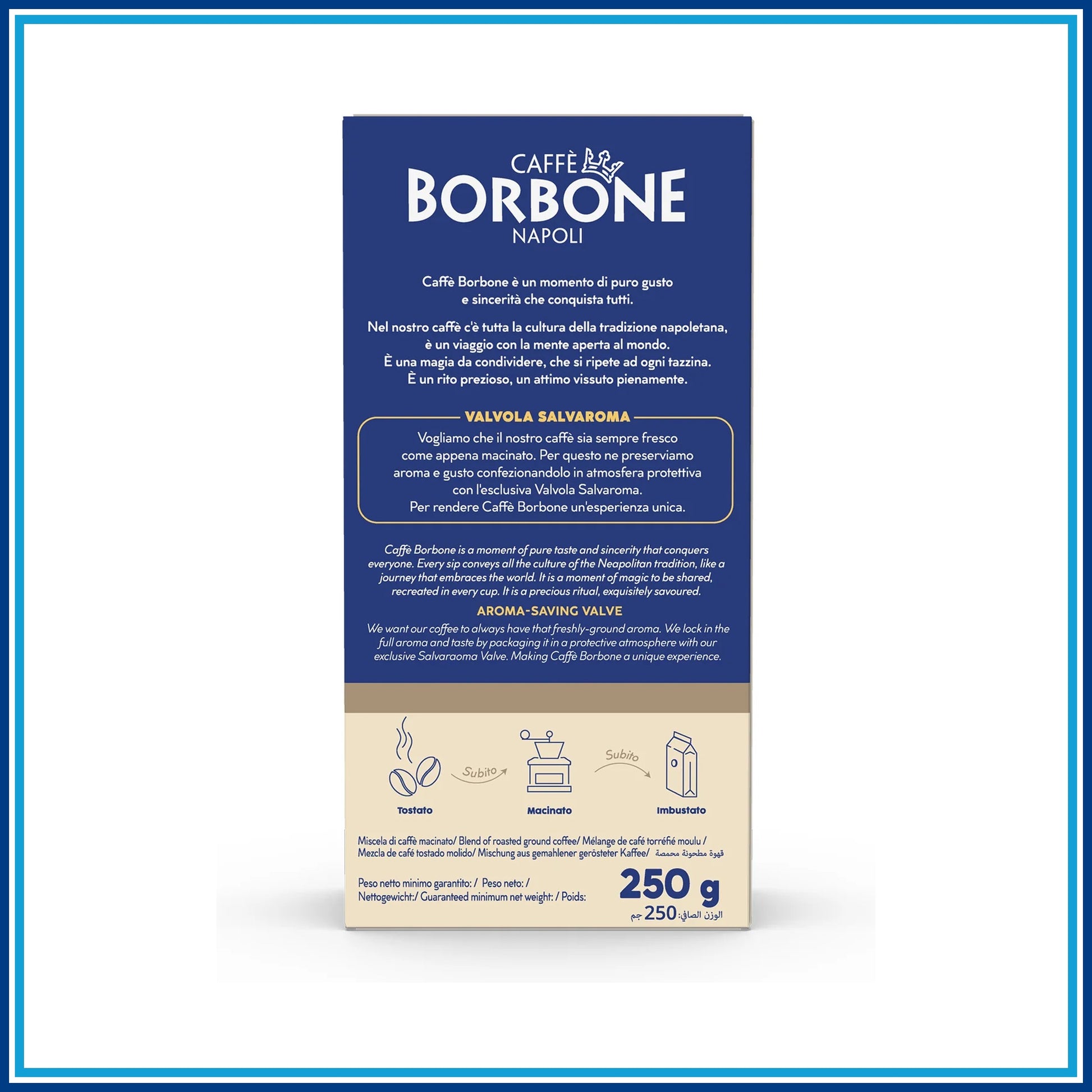 Borbone Nobile - Caffè macinato - 250g - dettaglio