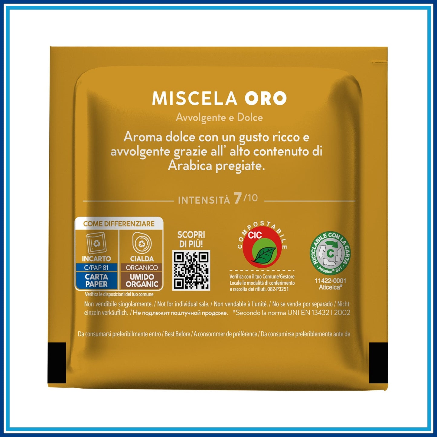 Borbone Oro - Cialde - 150 caffè - confezione