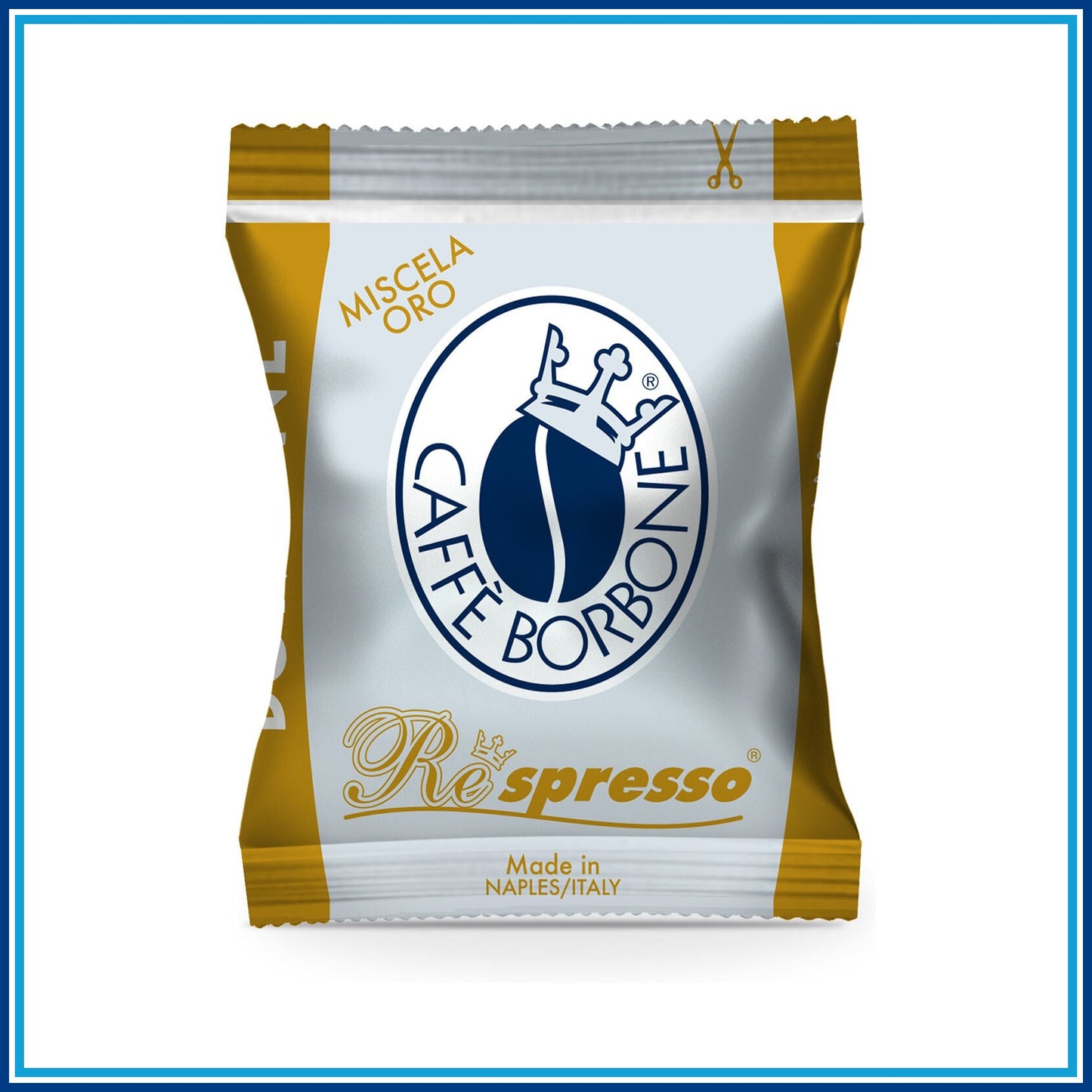 Borbone Oro - Compatibile Nespresso - 100 caffè - retro
