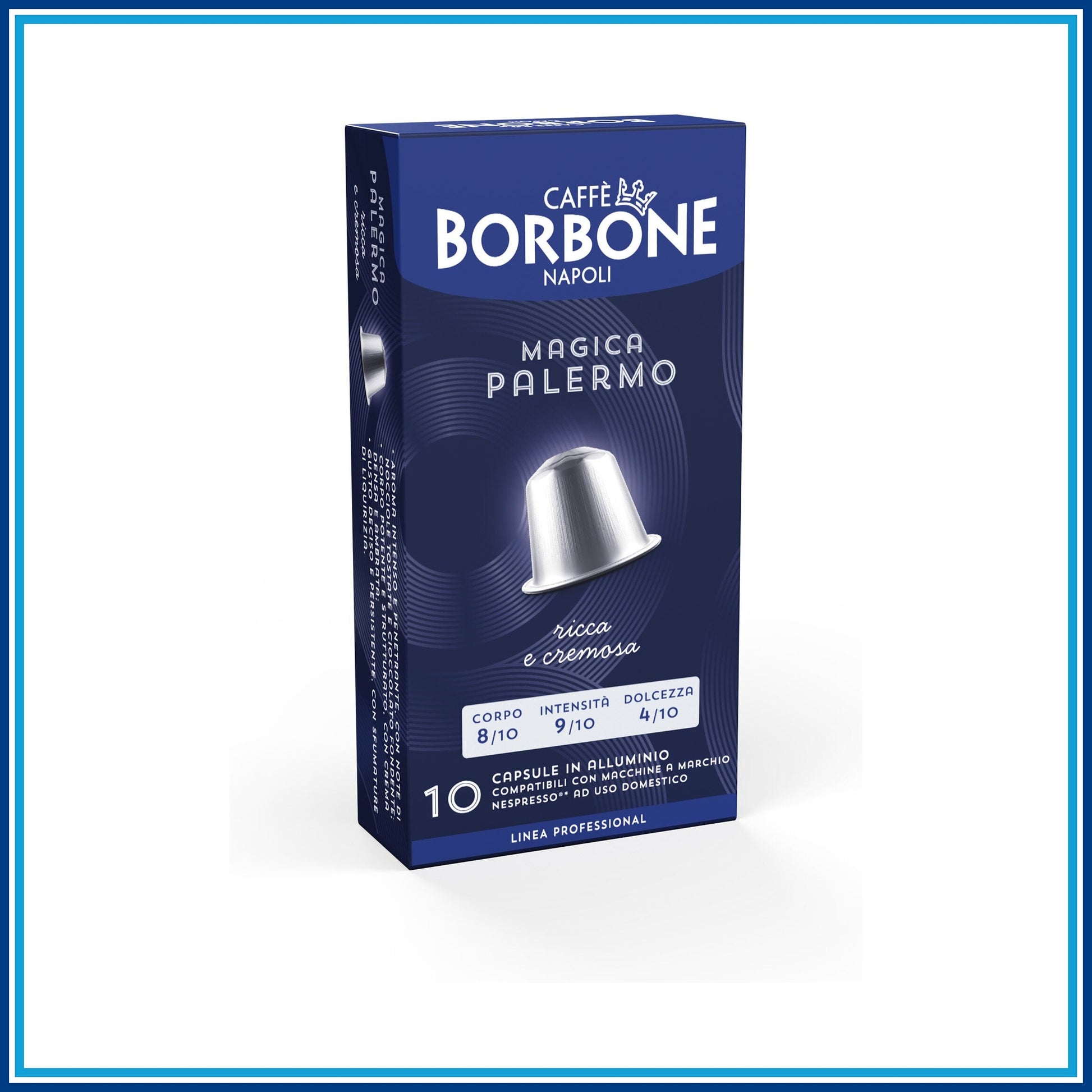 Borbone Palermo - Compatibile Nespresso - 10 caffè