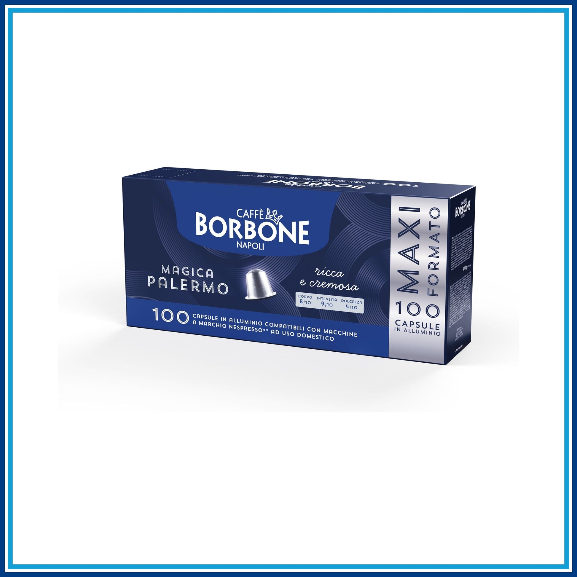 Borbone Palermo - Compatibile Nespresso - 100 caffè