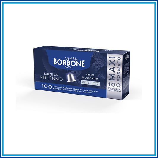 Borbone Palermo - Compatibile Nespresso - 100 caffè