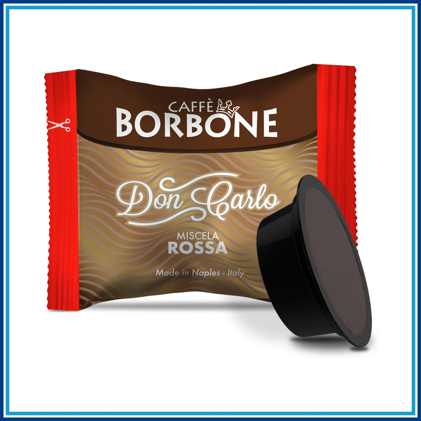 Borbone Rossa - Compatibile A Modo Mio - 100 caffè - confezione
