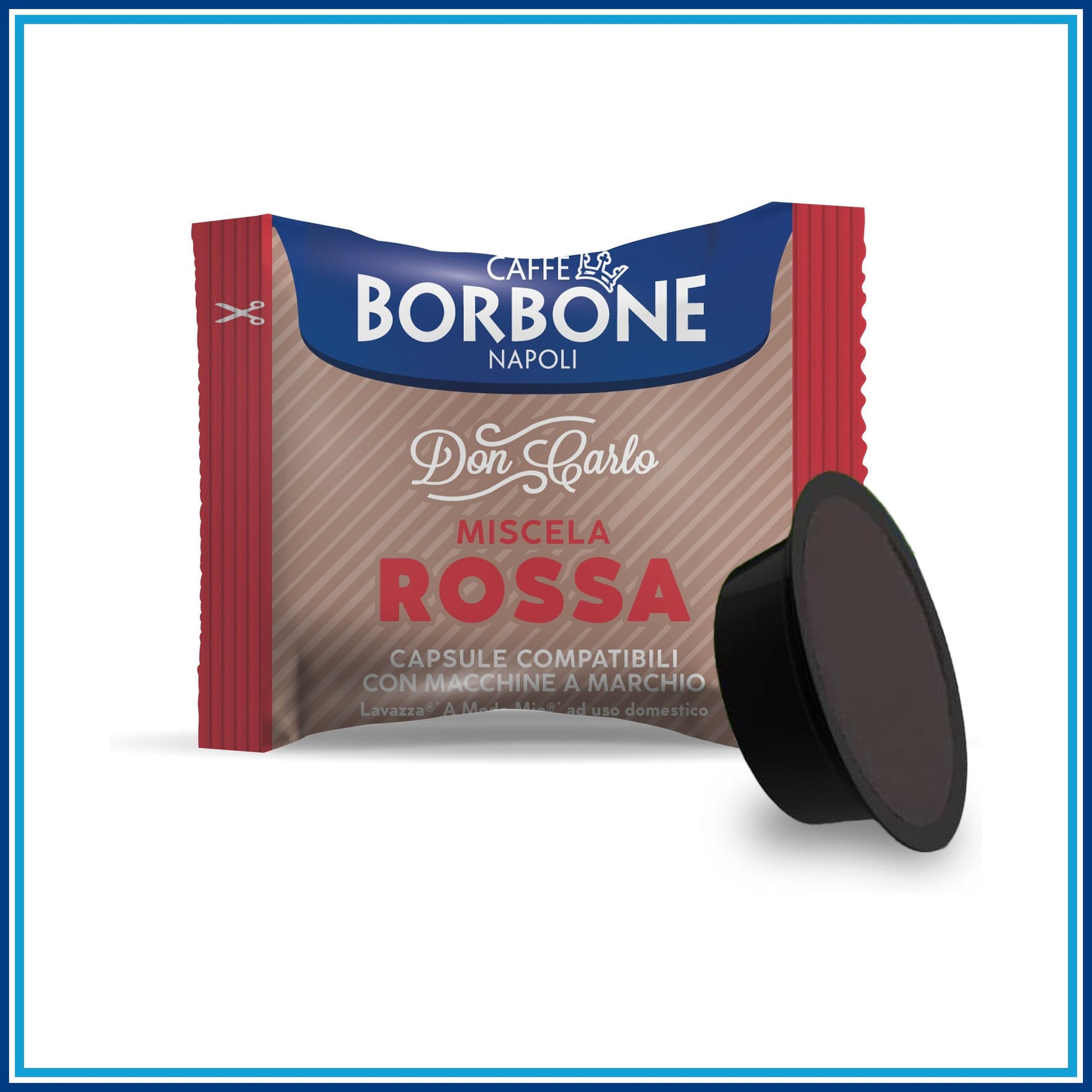 Borbone Rossa - Compatibile A Modo Mio - 100 caffè