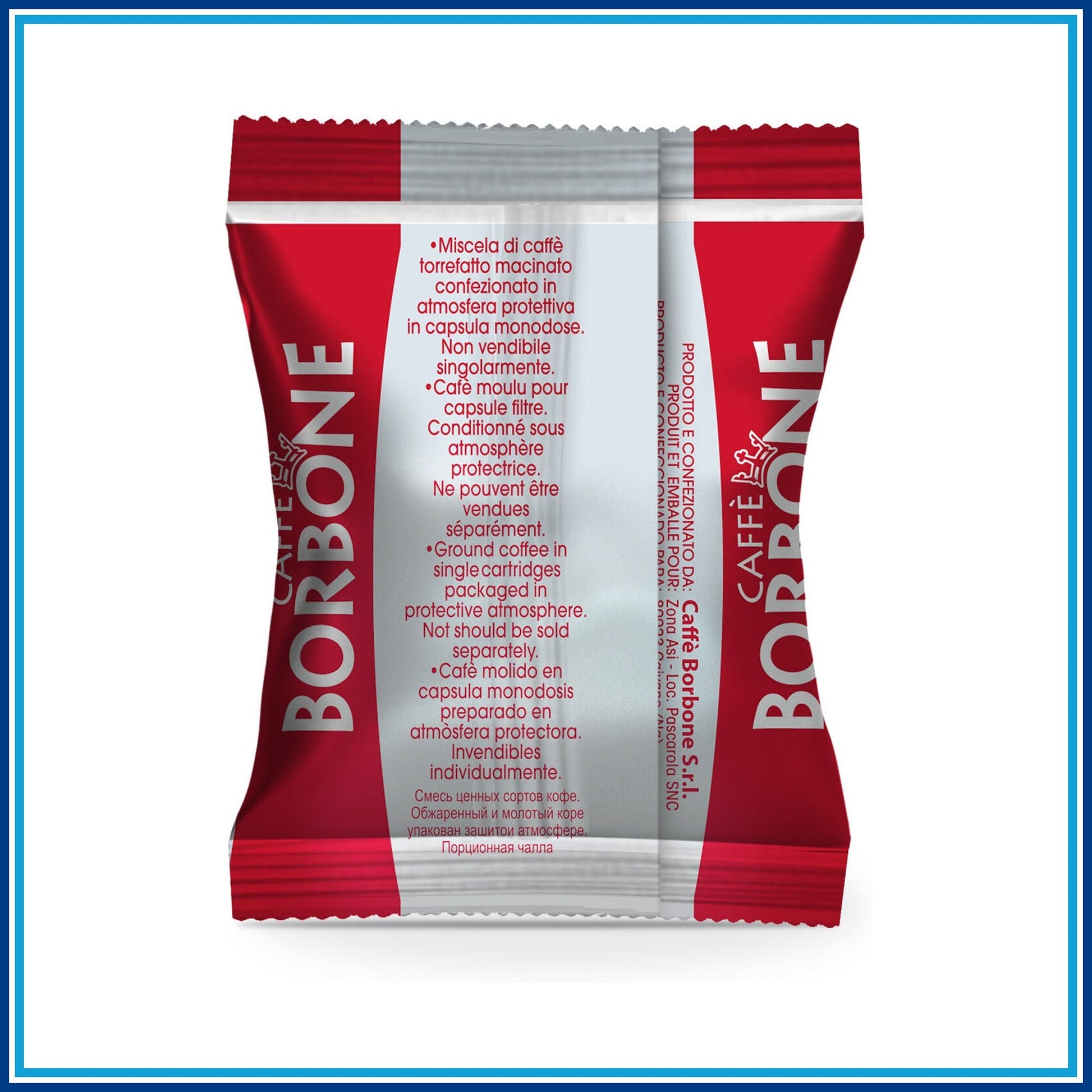 Borbone Rossa - Compatibile Nespresso - 100 caffè - confezione