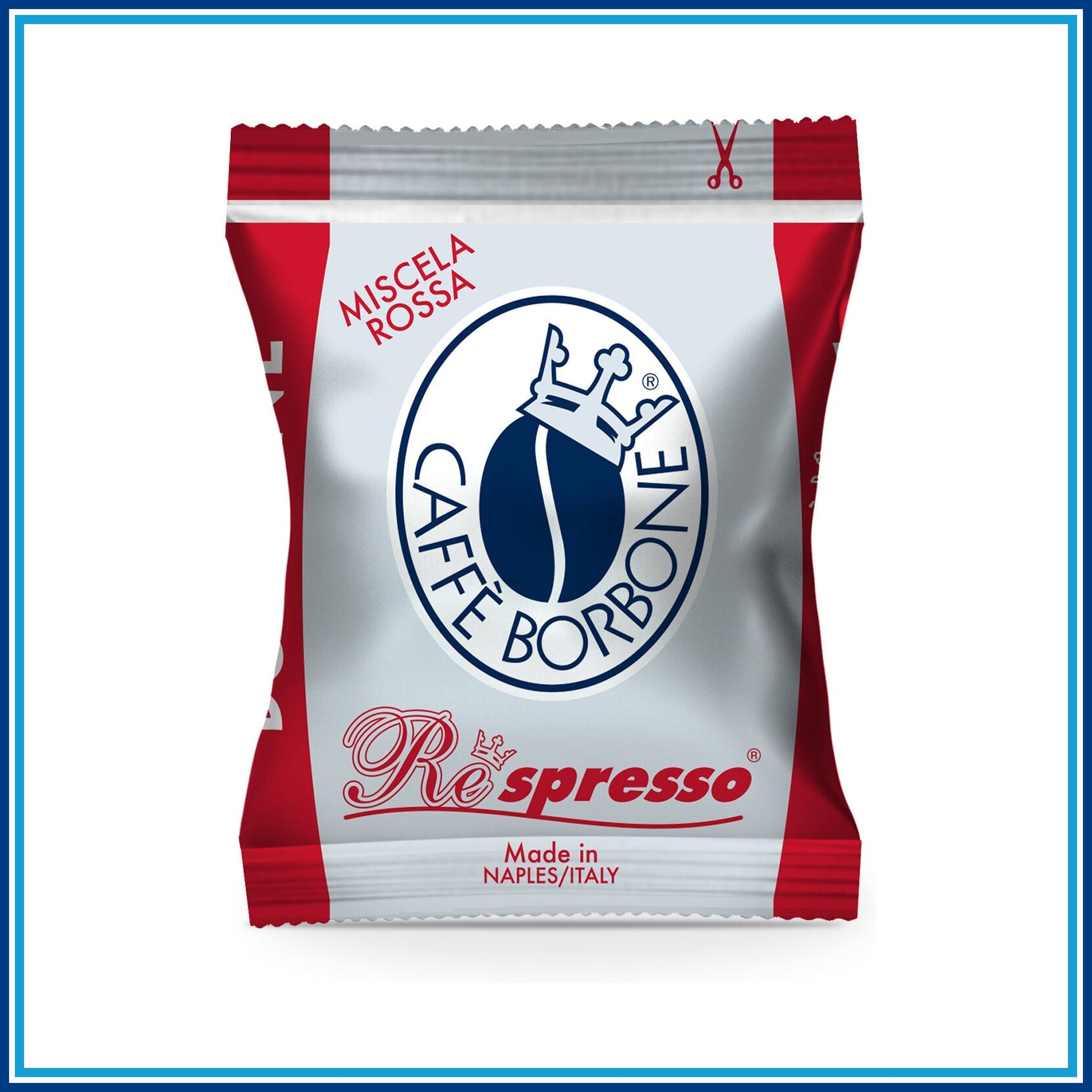 Borbone Rossa - Compatibile Nespresso - 100 caffè - retro