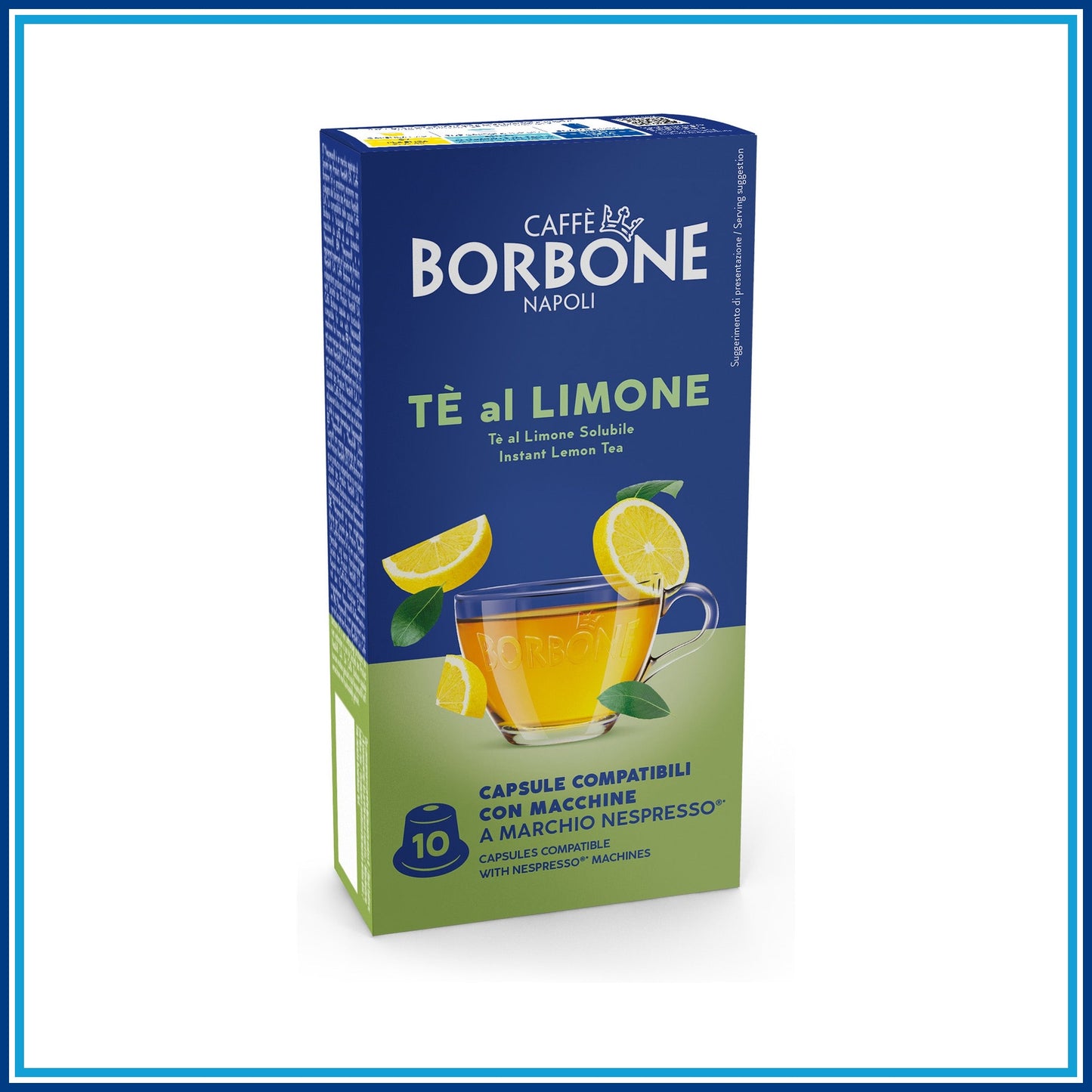 Borbone Tè al Limone - Compatibile Nespresso - 60 Capsule