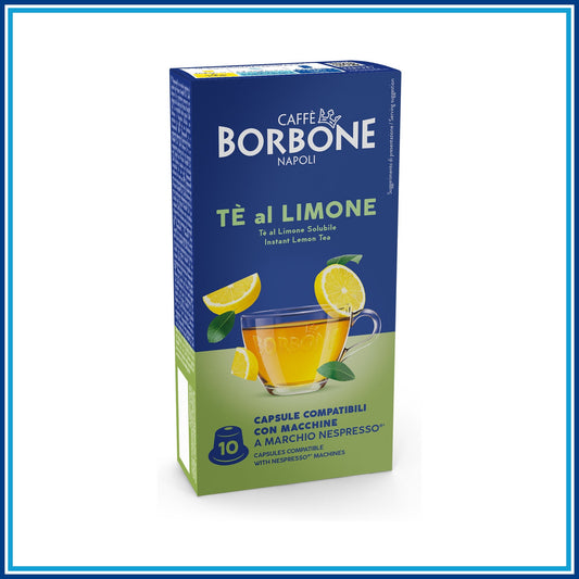 Borbone Tè al Limone - Compatibile Nespresso - 60 Capsule