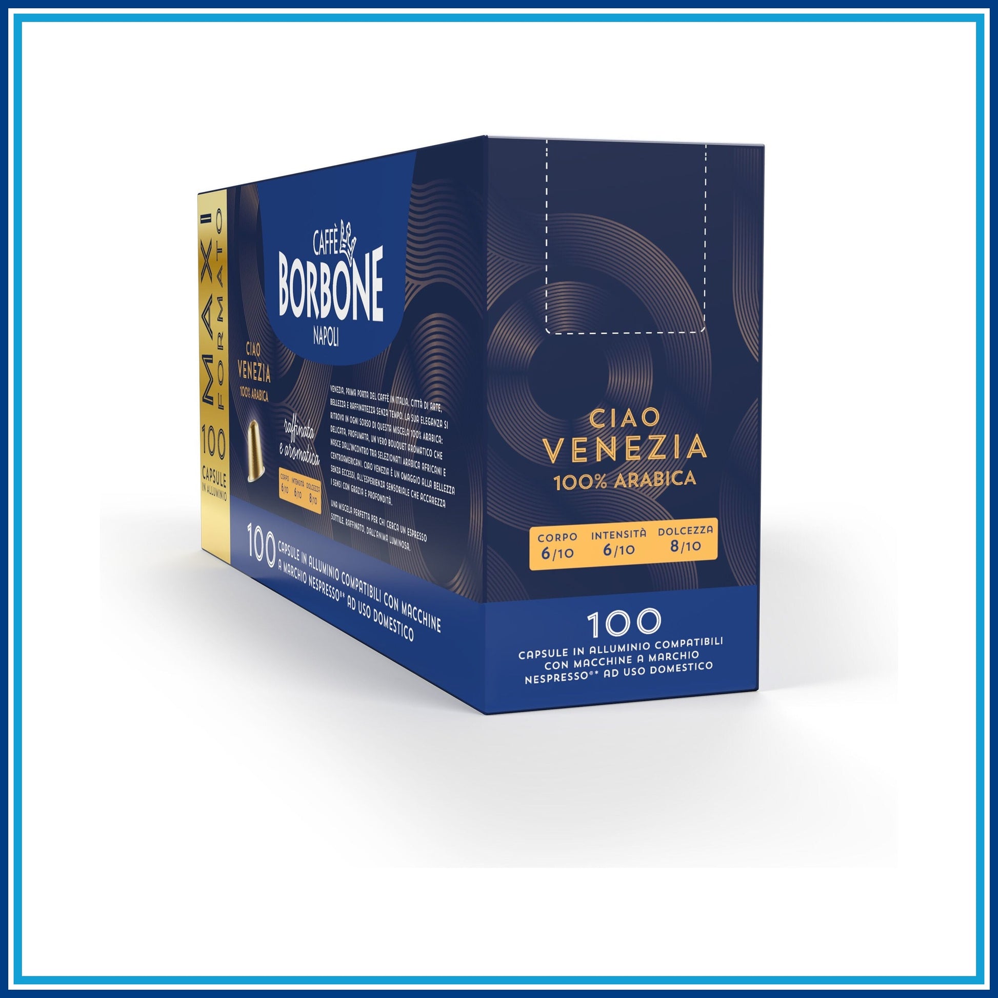 Borbone Venezia - Compatibile Nespresso - 100 caffè